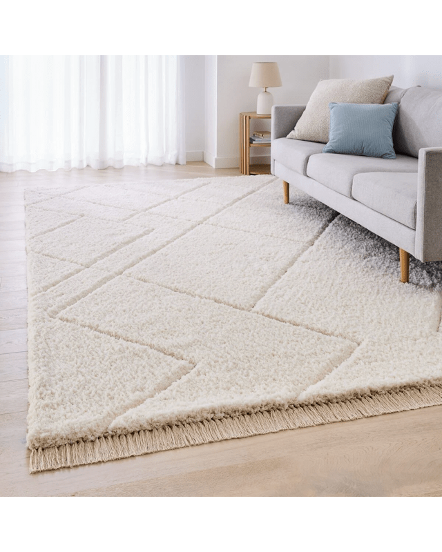 Sophia Rug - White, Extra Extra Large - 300cm x 2