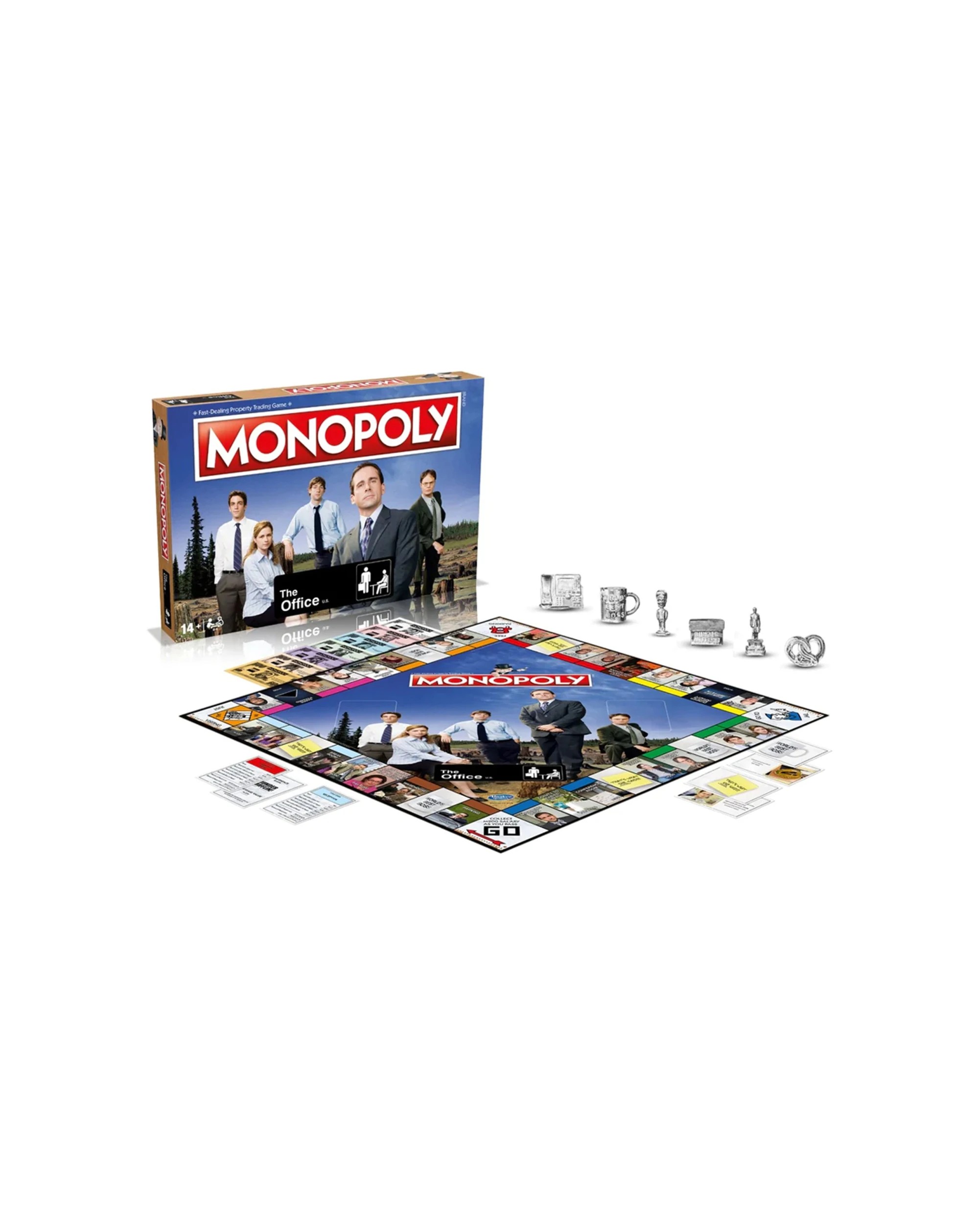 3 MONOPOLY The Office Board Game Kids Family Tabletop Themed Board Game - Multi, 3 of 3
