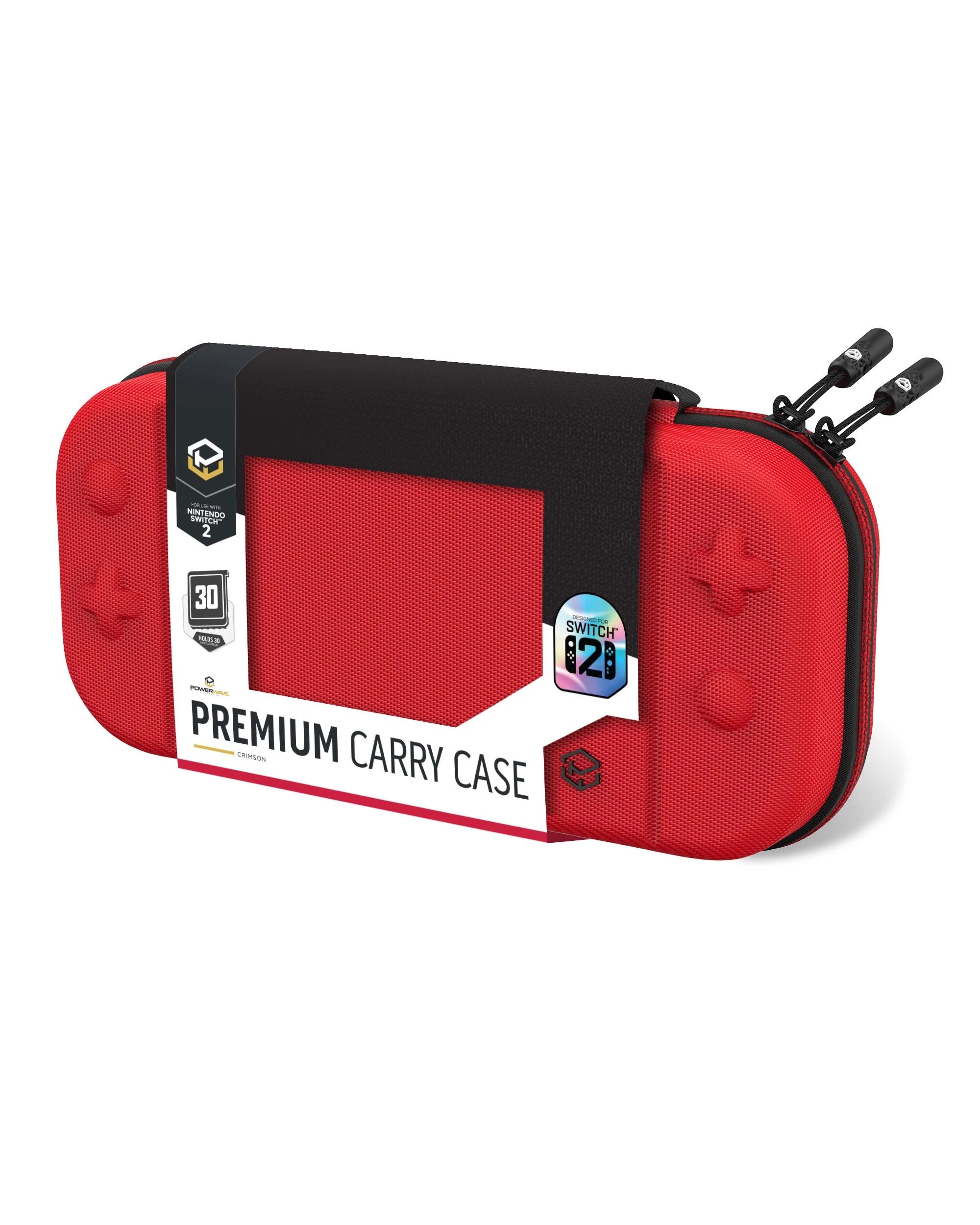 1 Powerwave Premium Carry Case Crimson for Nintendo Switch 2 - Red, 1 of 7