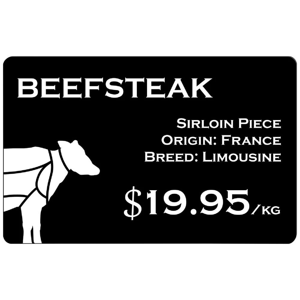 1 Evolis Food Cards Black 100 Pack, 1 of 1