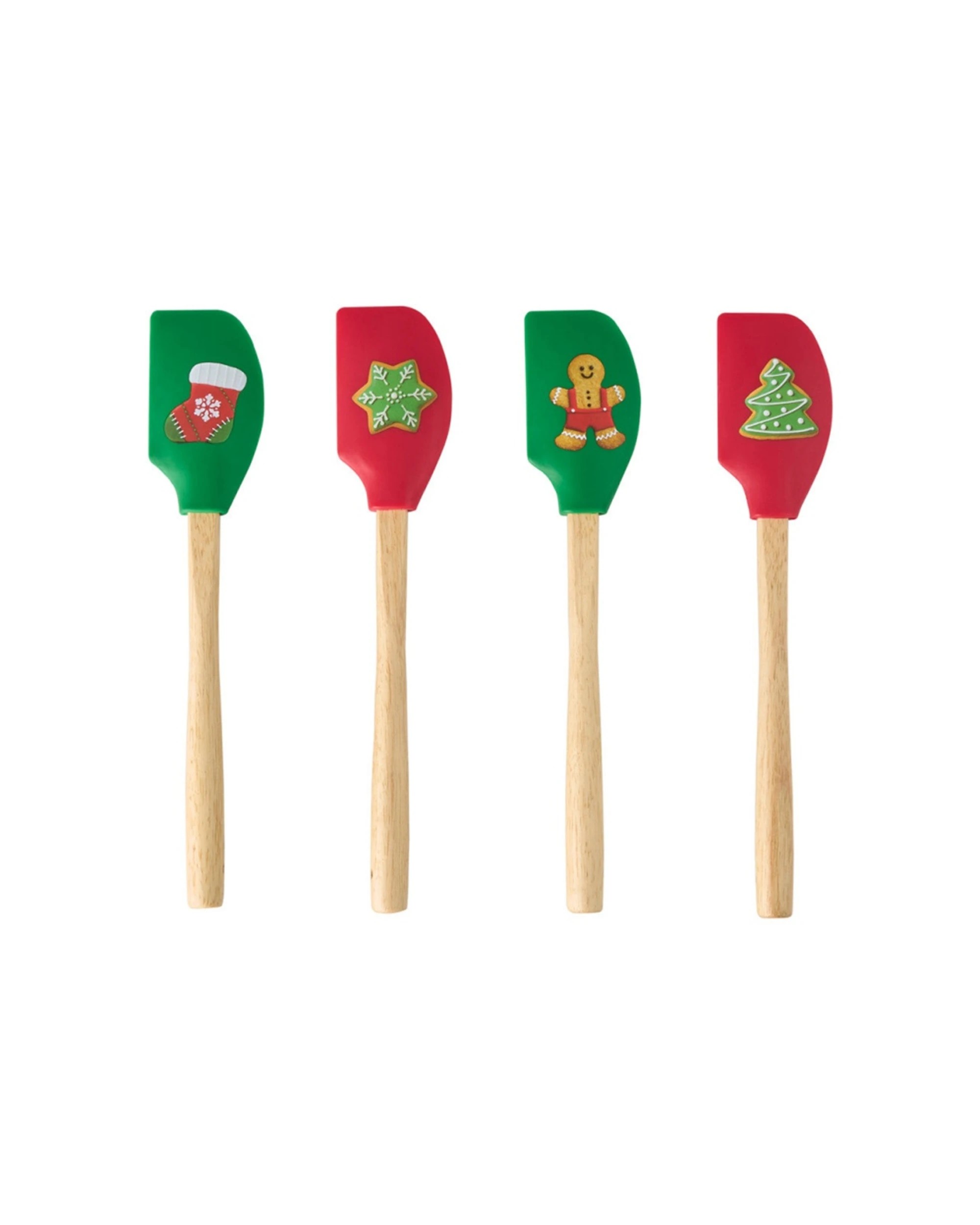 3 Avanti Christmas Spatula And Cookie Cutter Set Stainless Steel Silicone - Multi, 3 of 3