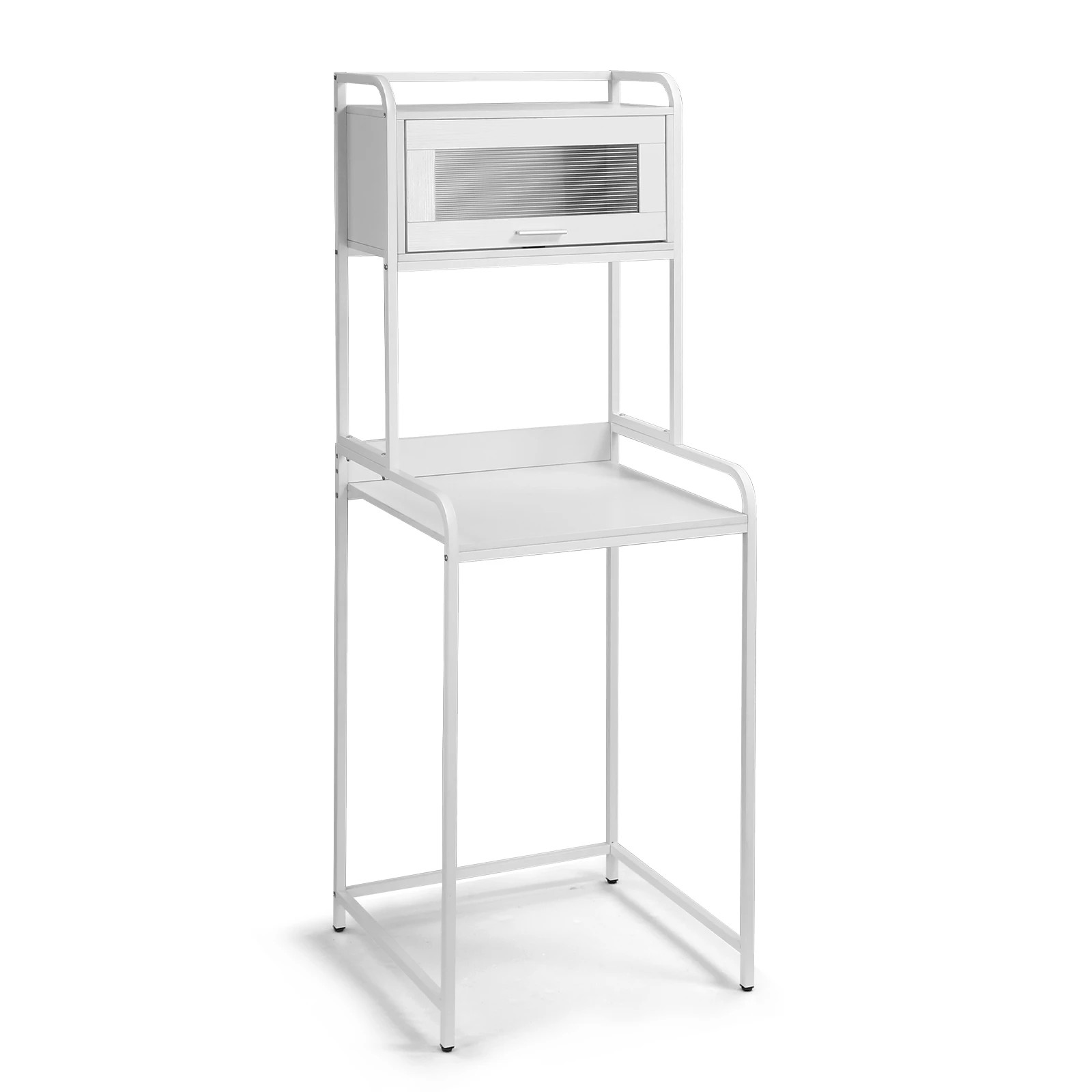 4 LUXSUITE Toilet Shelf Freestanding Organiser Storage Cabinet, 4 of 10