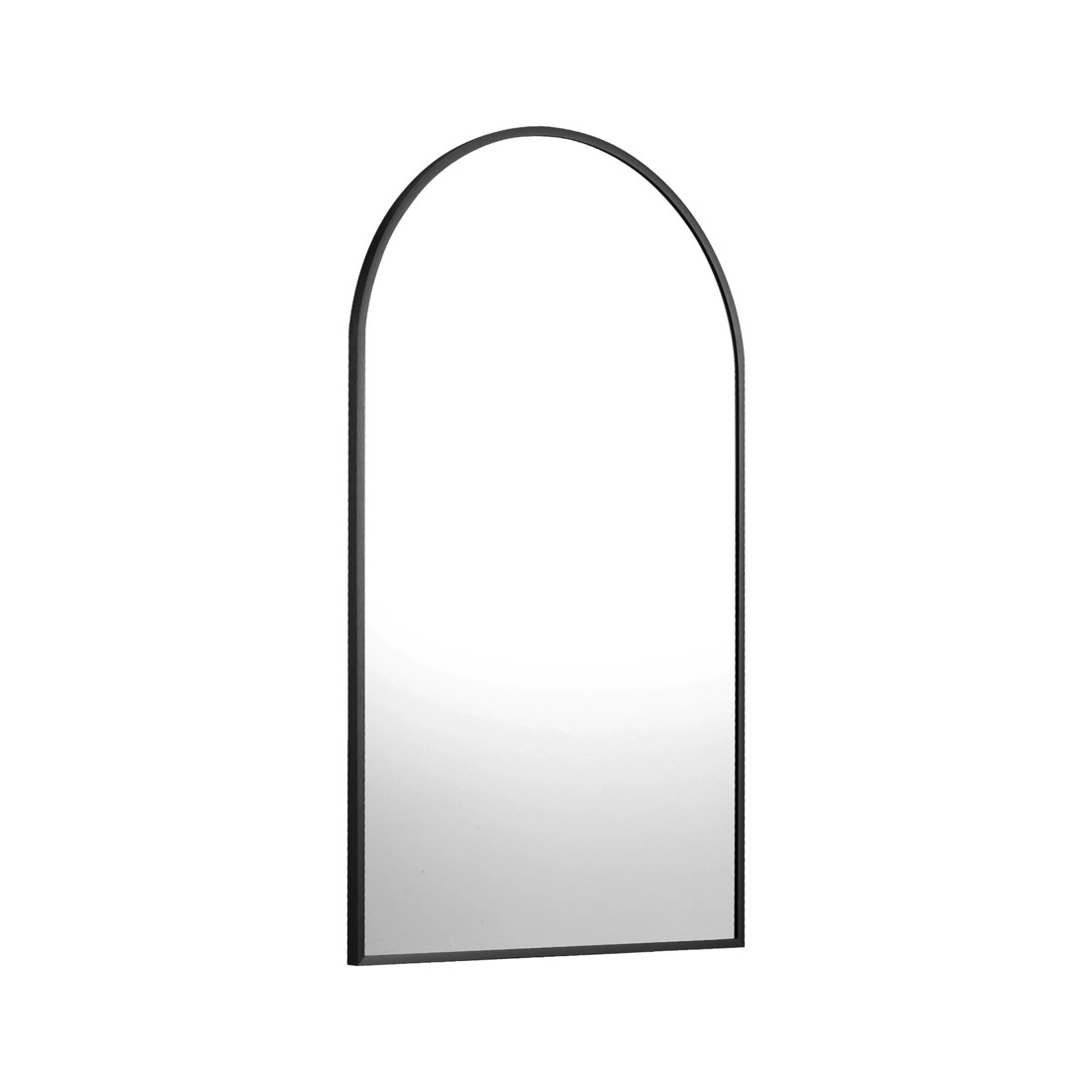 6 Oikiture Wall Mirrors 86x50cm Arched Makeup Mirror Office Home Decor
 - Black, 6 of 9