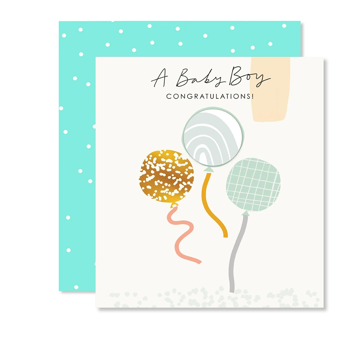 1 Hallmark New Baby Card - A Baby Boy, 1 of 3