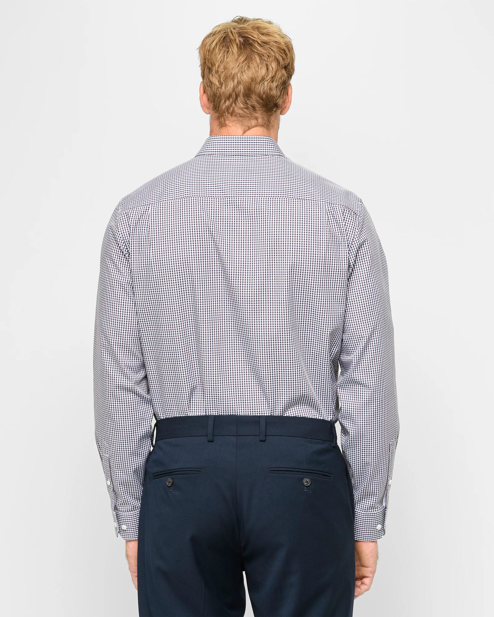 4 Australian Cotton Long Sleeve Shirt - Preview CHOCOLATE TATTERSALL, 4 of 5