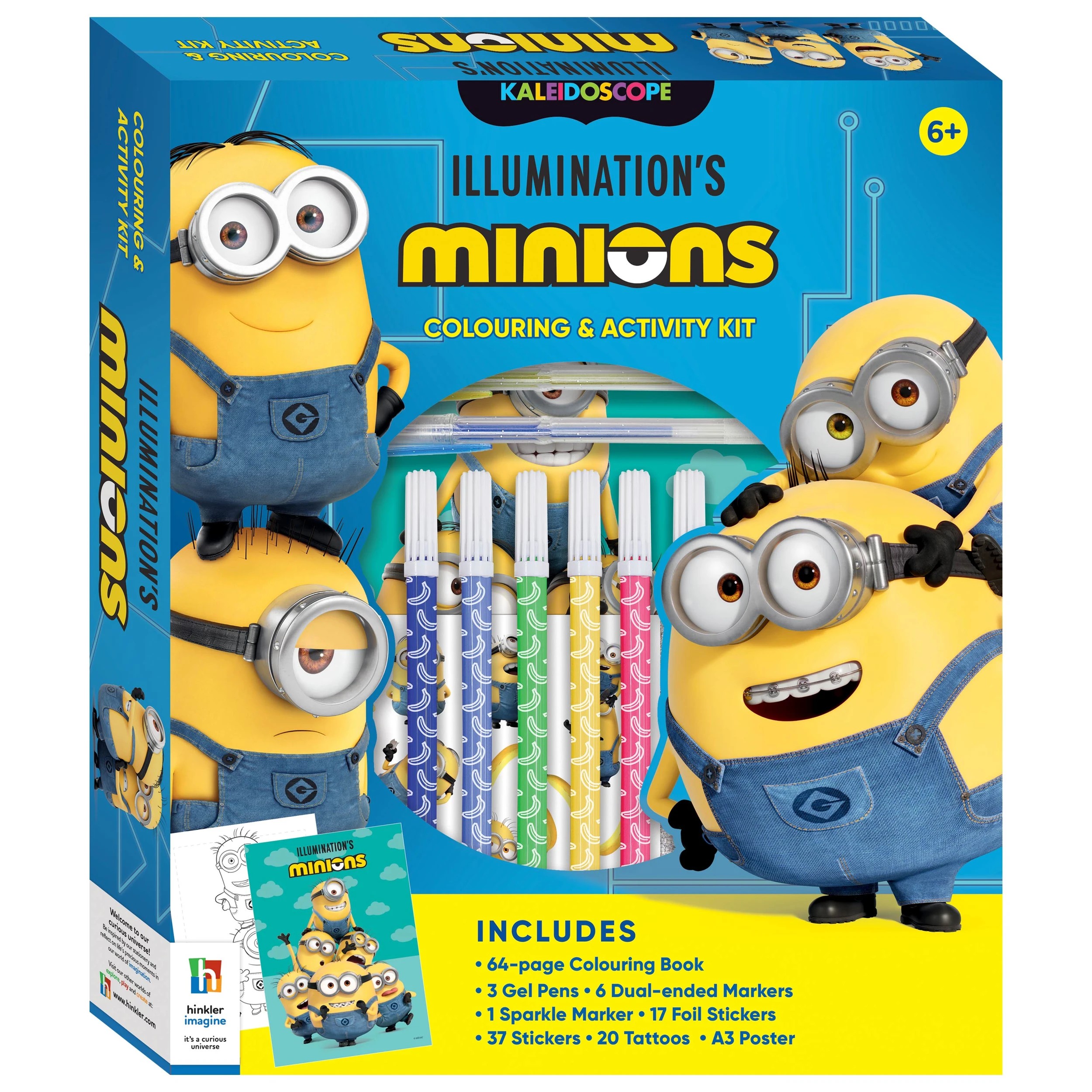 1 Kaleidoscope Illumination's Minions Colouring and Activity Kit - Book, 1 of 6