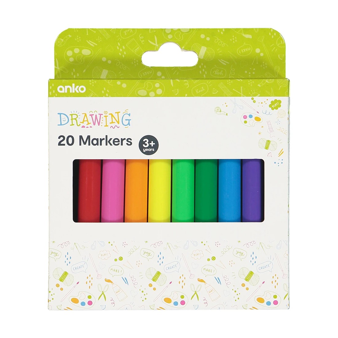 1 20 Pack Markers, 1 of 4