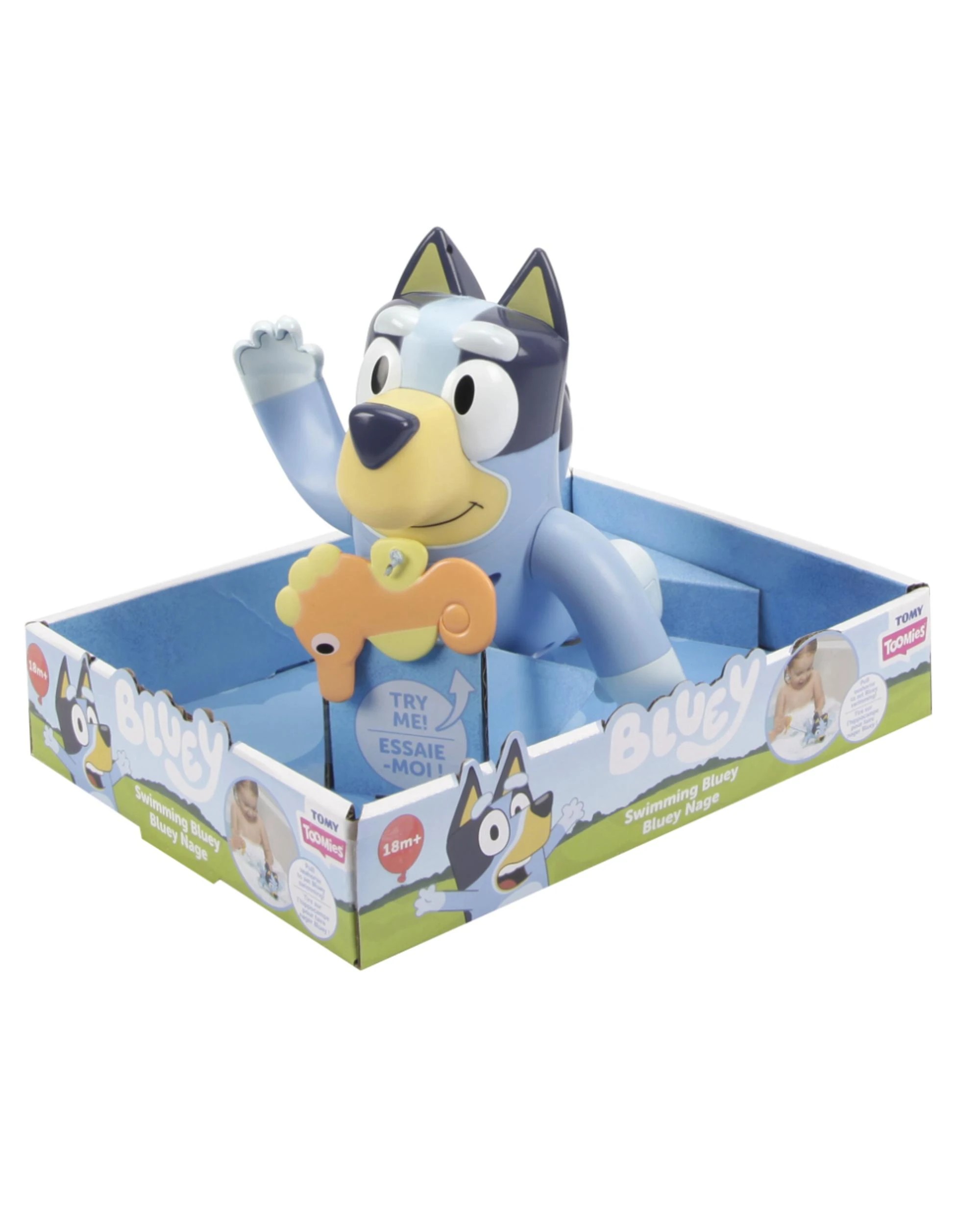 1 Tomy Toomies Swimming Bluey Bath Toy, 1 of 2