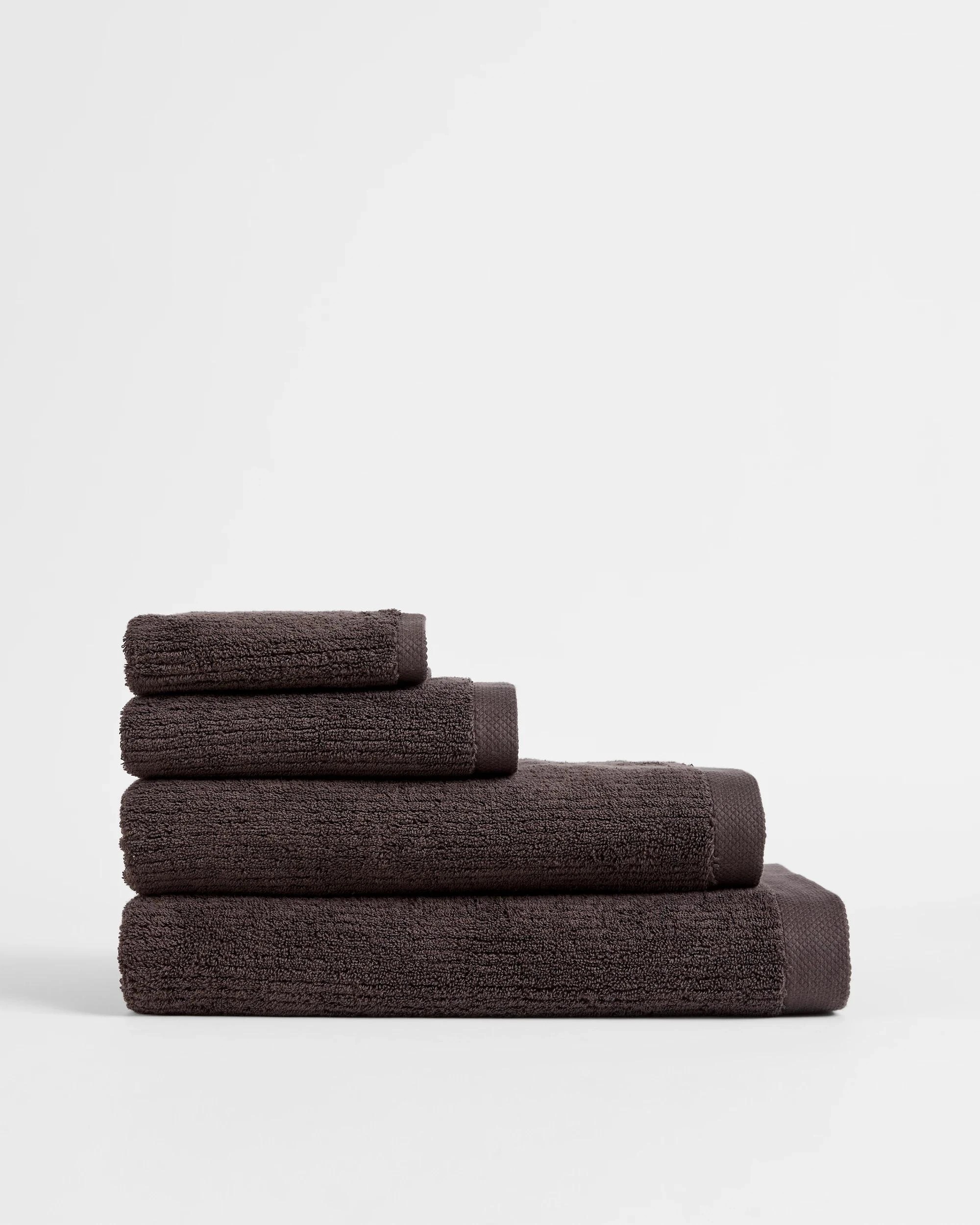 3 Target Piper Australian Cotton Ribbed Bath Sheet - Brown, 3 of 3