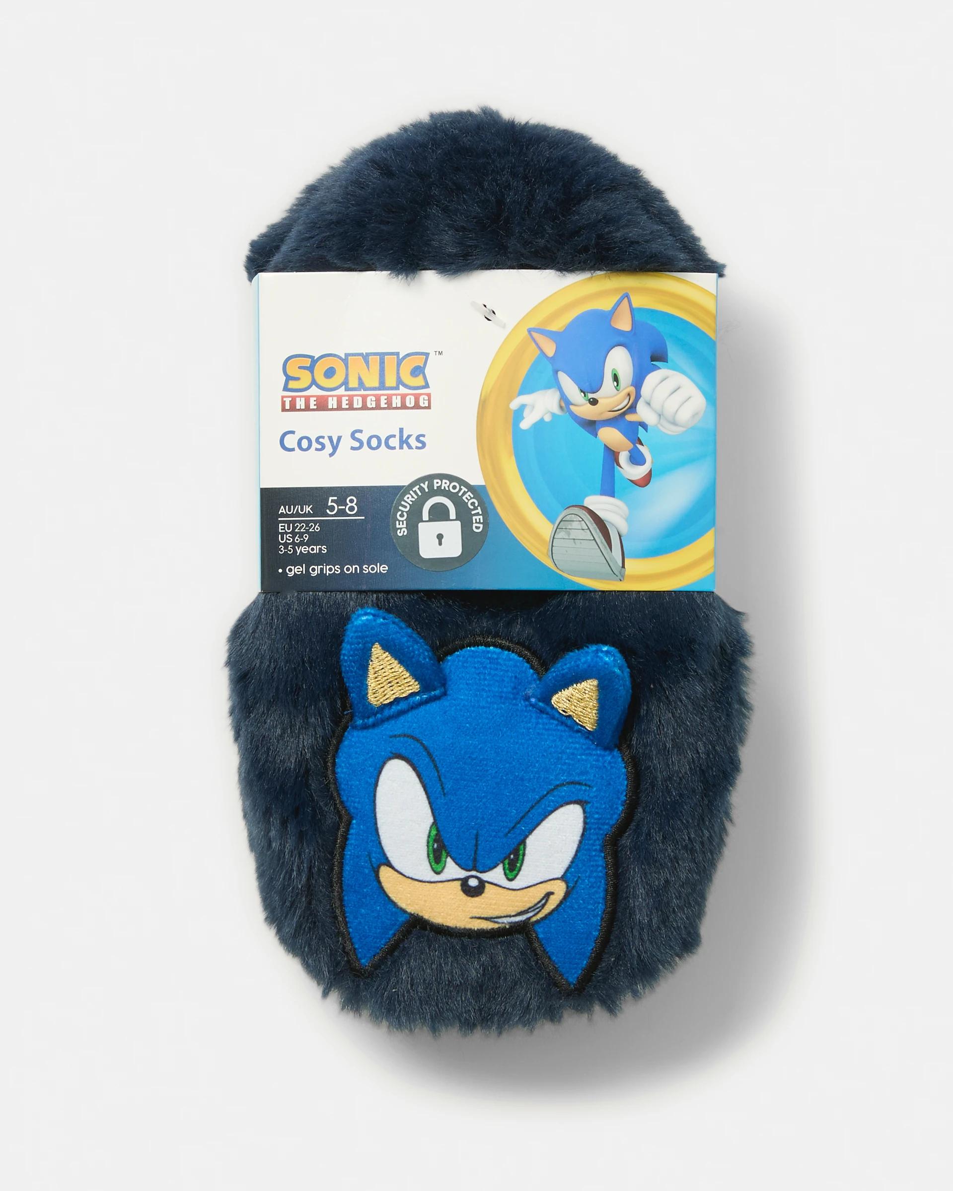 3 Sonic The Hedgehog License Cosy Socks Sonic, 3 of 3