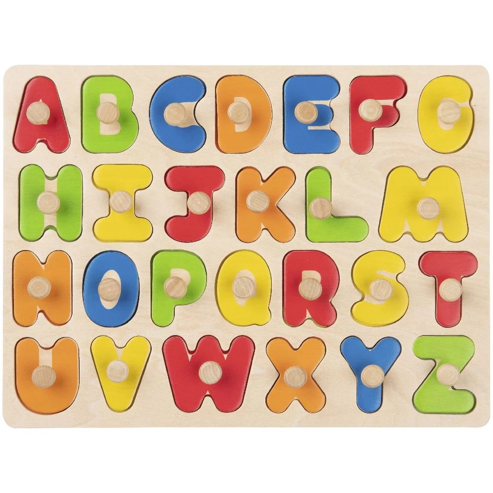 2 Kadink Wooden Alphabet Peg Puzzle, 2 of 3
