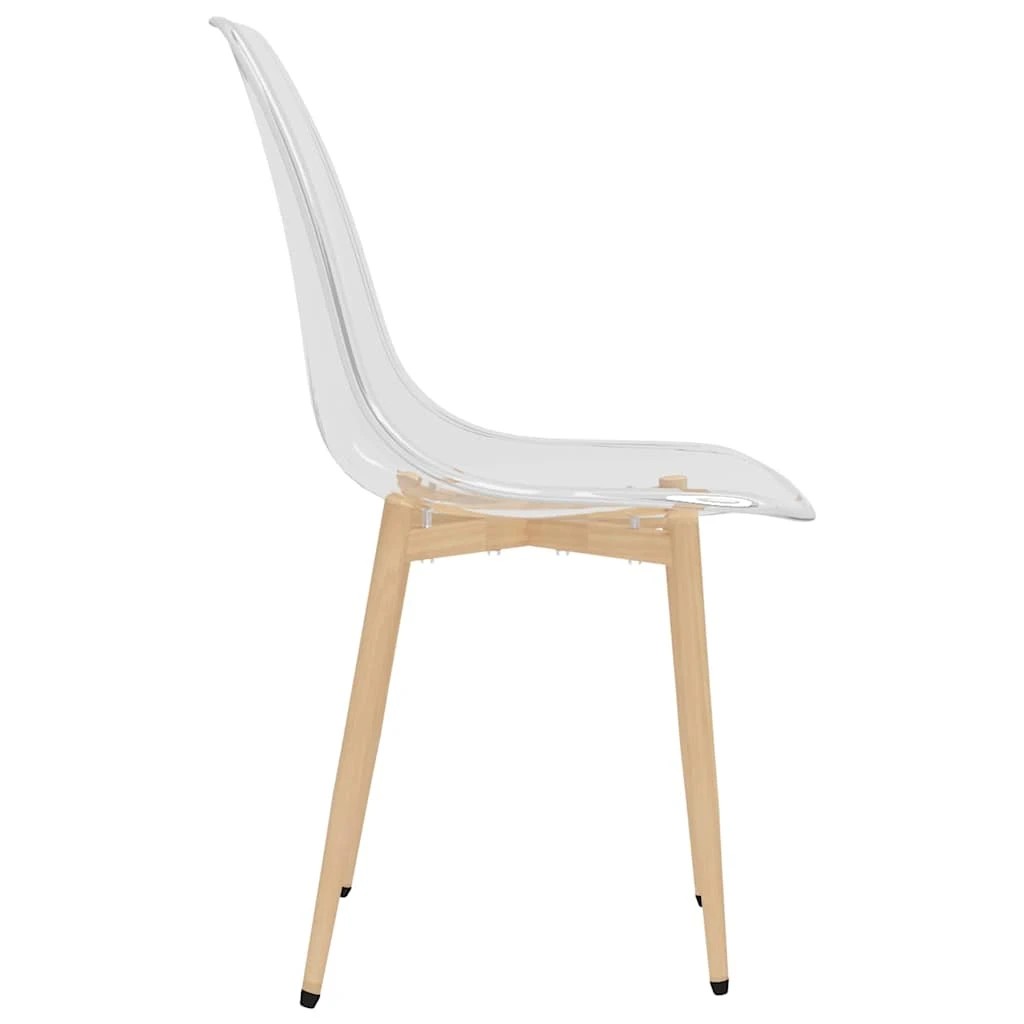 5 vidaXL dining chair Ergonomic - Clear, 5 of 7
