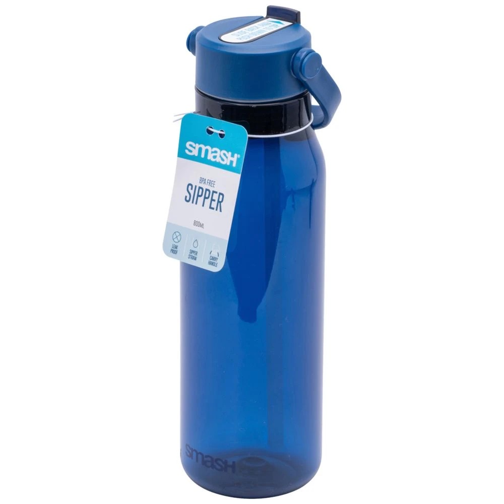 2 Smash Slide Sipper Bottle 800mL Navy, 2 of 7