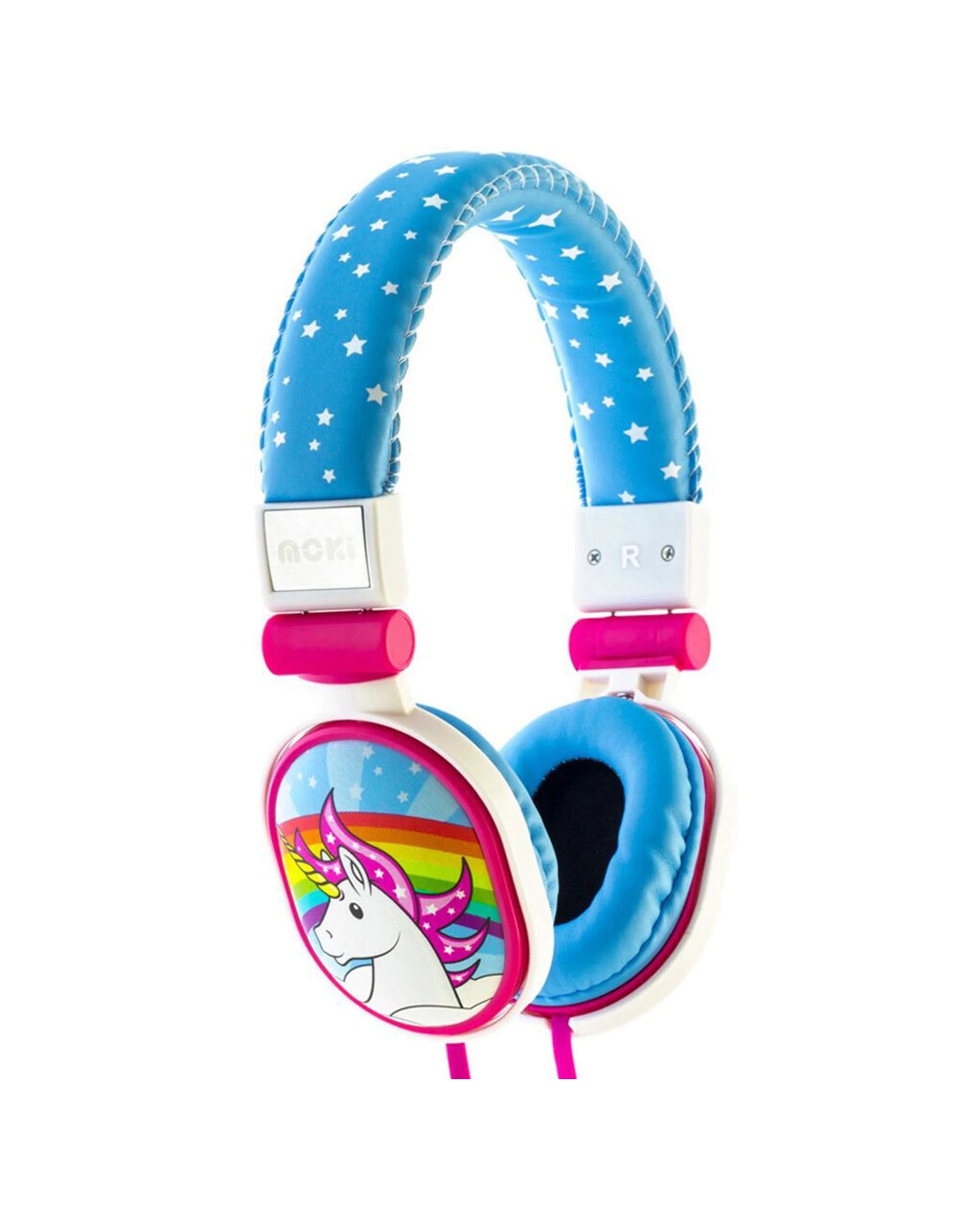 1 Moki Popper Unicorn Headphones Over Ear DJ Style - Blue, 1 of 1