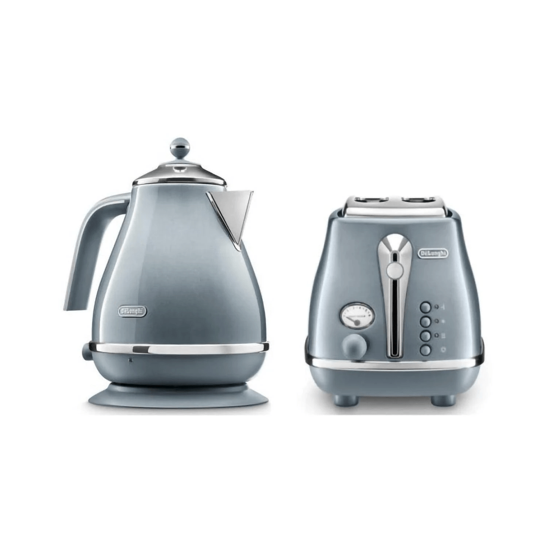 1 DeLonghi Icona Metallics Kettle & 2-Slice Toaster Bundle, 1 of 1