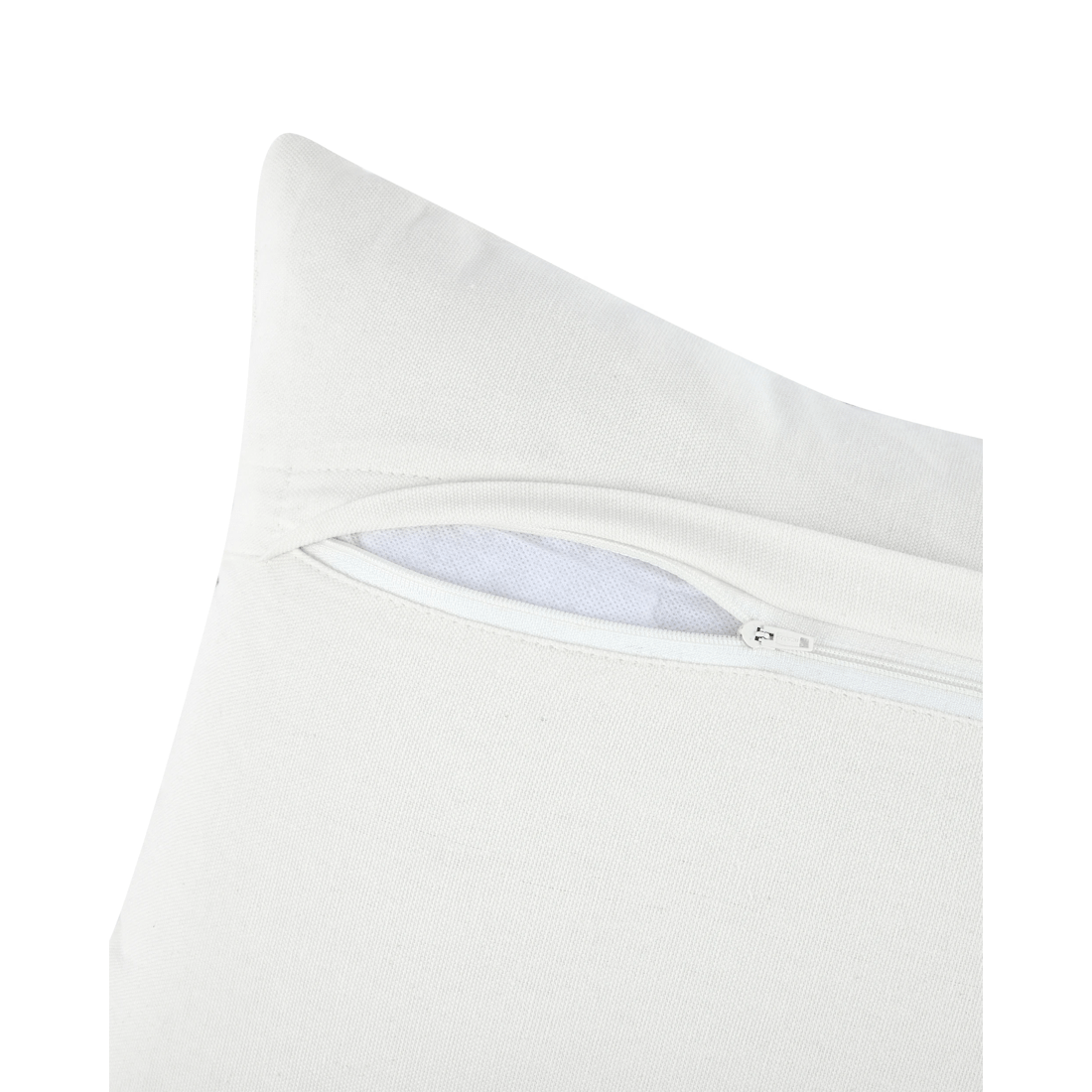 4 Diagonal Stripe Cushion - Sage, 4 of 4