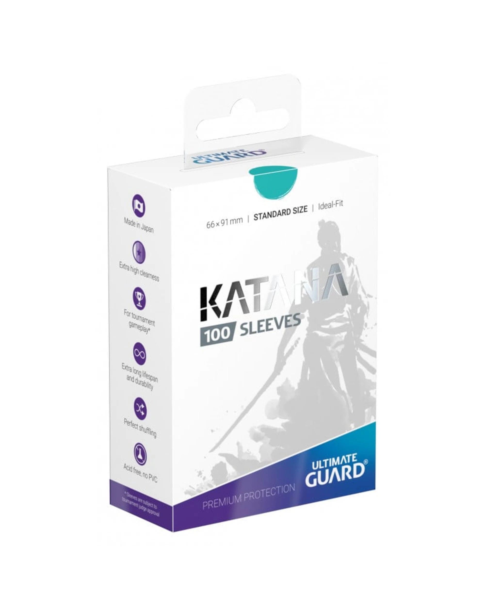 1 Ultimate Guard Katana 100 Sleeves - Turquoise, 1 of 1