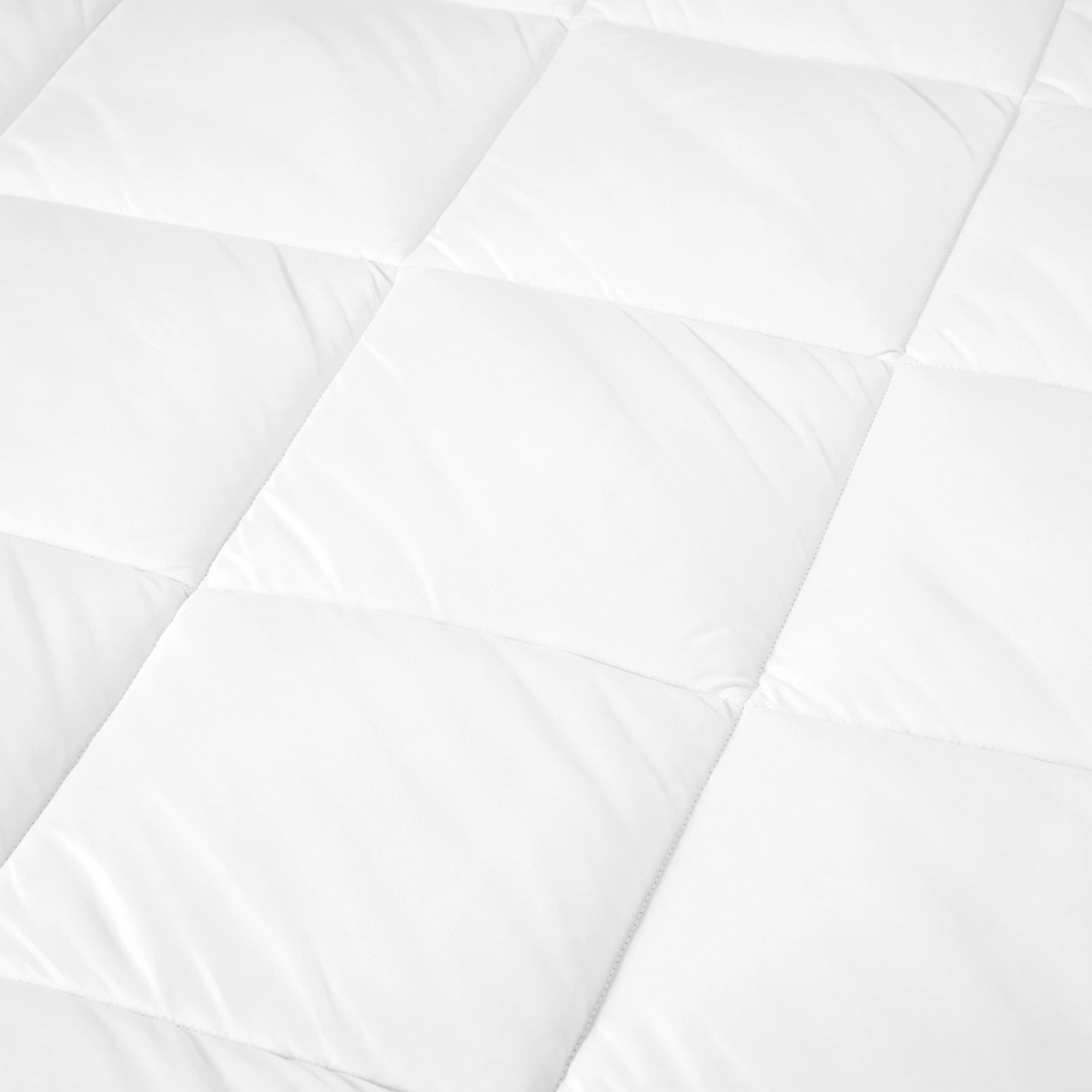 5 Reversible Plush Mattress Topper - Double Bed, White, 5 of 7