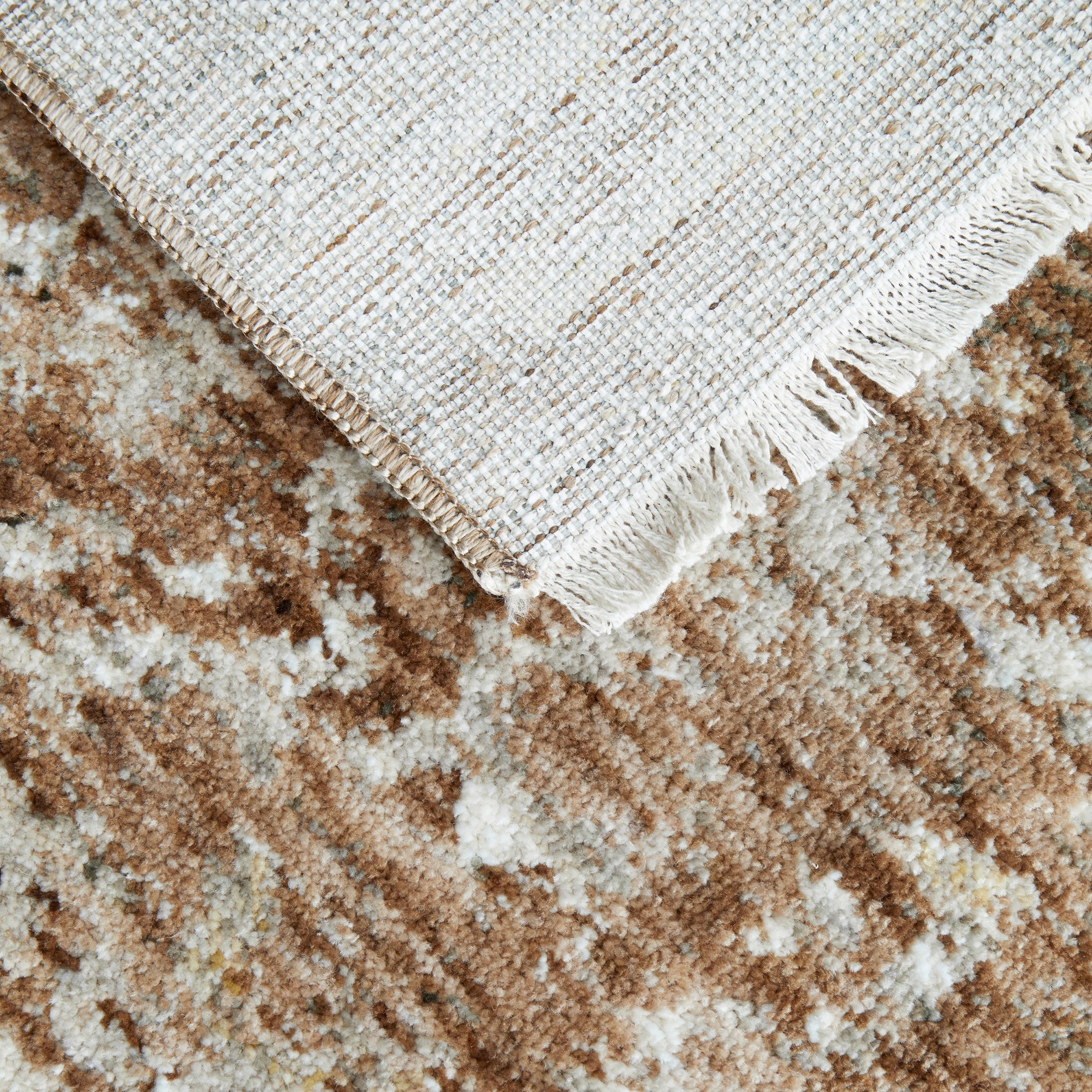 6 Common Ground Rugs Aegean Alvin 400x300cm - Extra Extra Large Bedroom Rug - Brown, 6 of 7
