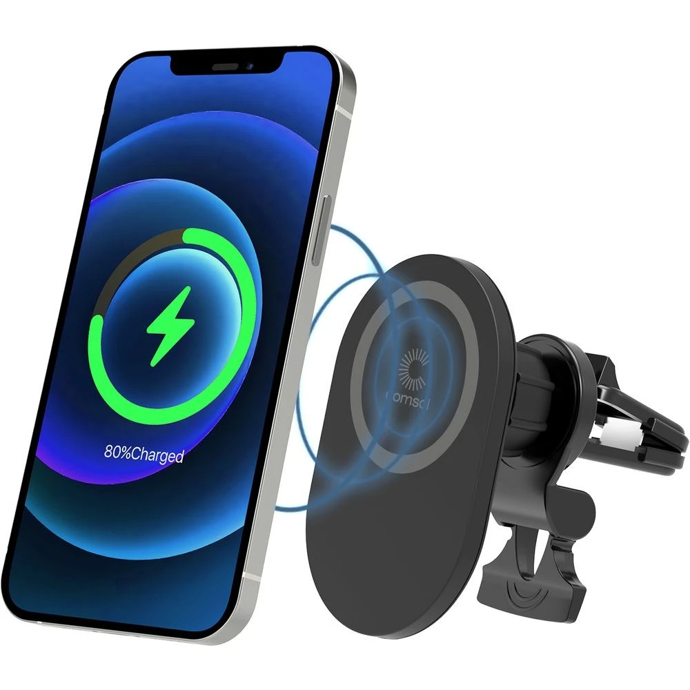 2 Comsol Magnetic Wireless Vent Car Charger iPhone 12, 2 of 5