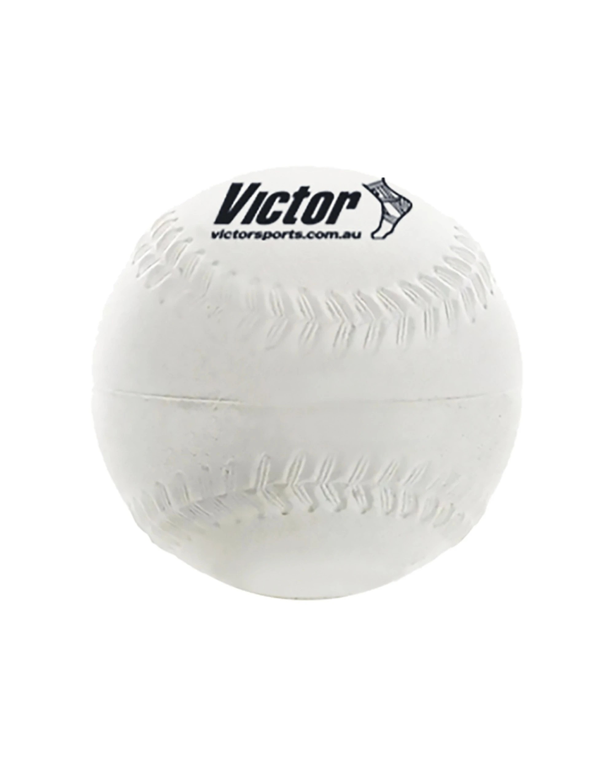 1 Victor Sports Baseball Rubber Kapok Practice Training Ball 9 Inches - White, 1 of 1