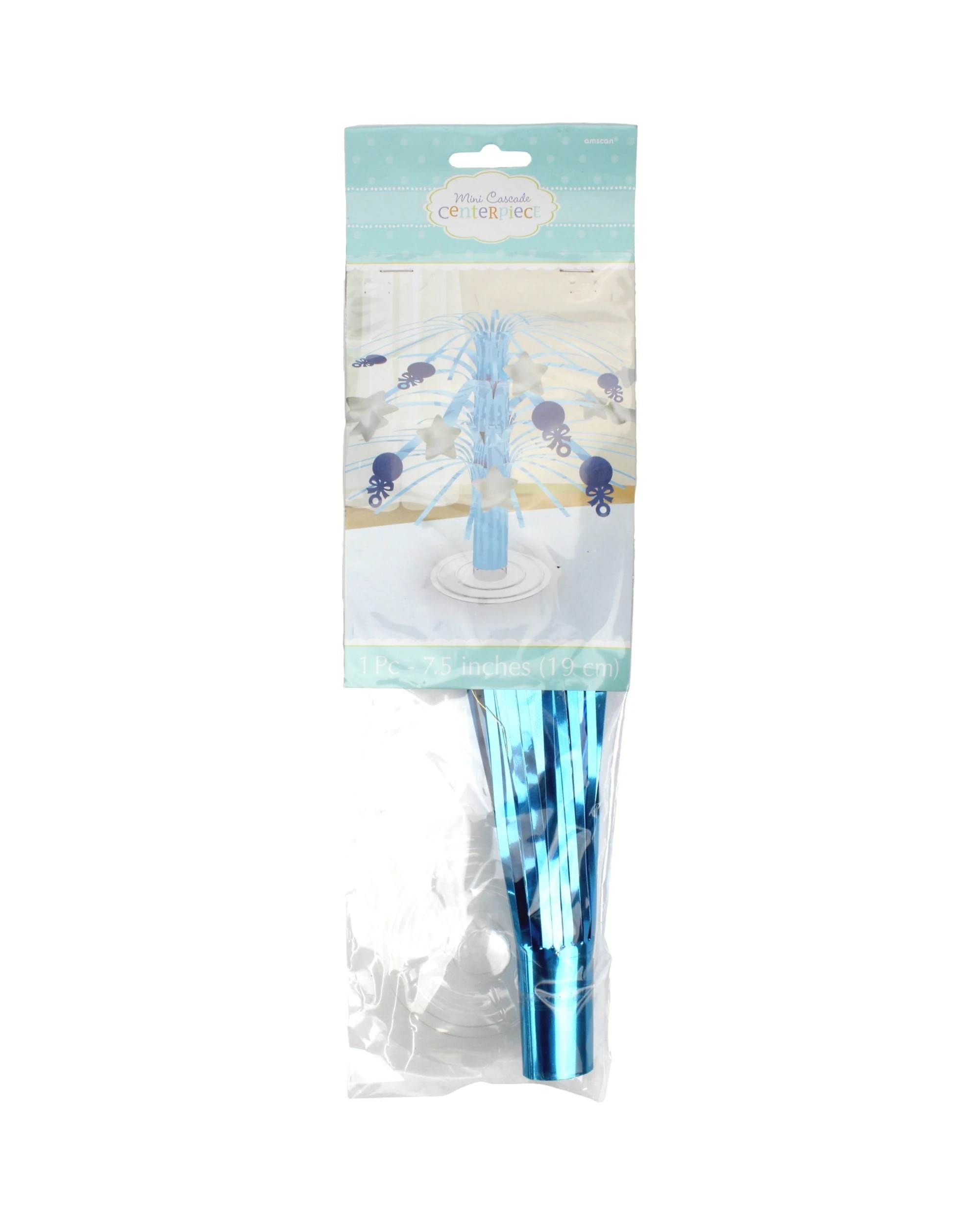 2 Amscan Inc. Baby Shower Boy Mini Cascade Centrepiece - Blue, 2 of 2
