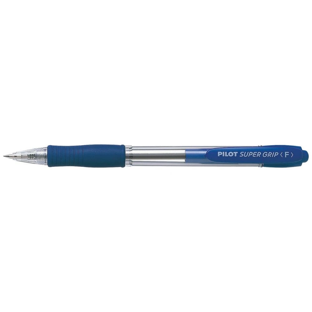 1 PILOT BPGP Super Grip Fine Ballpoint Pen Blue, 1 of 1