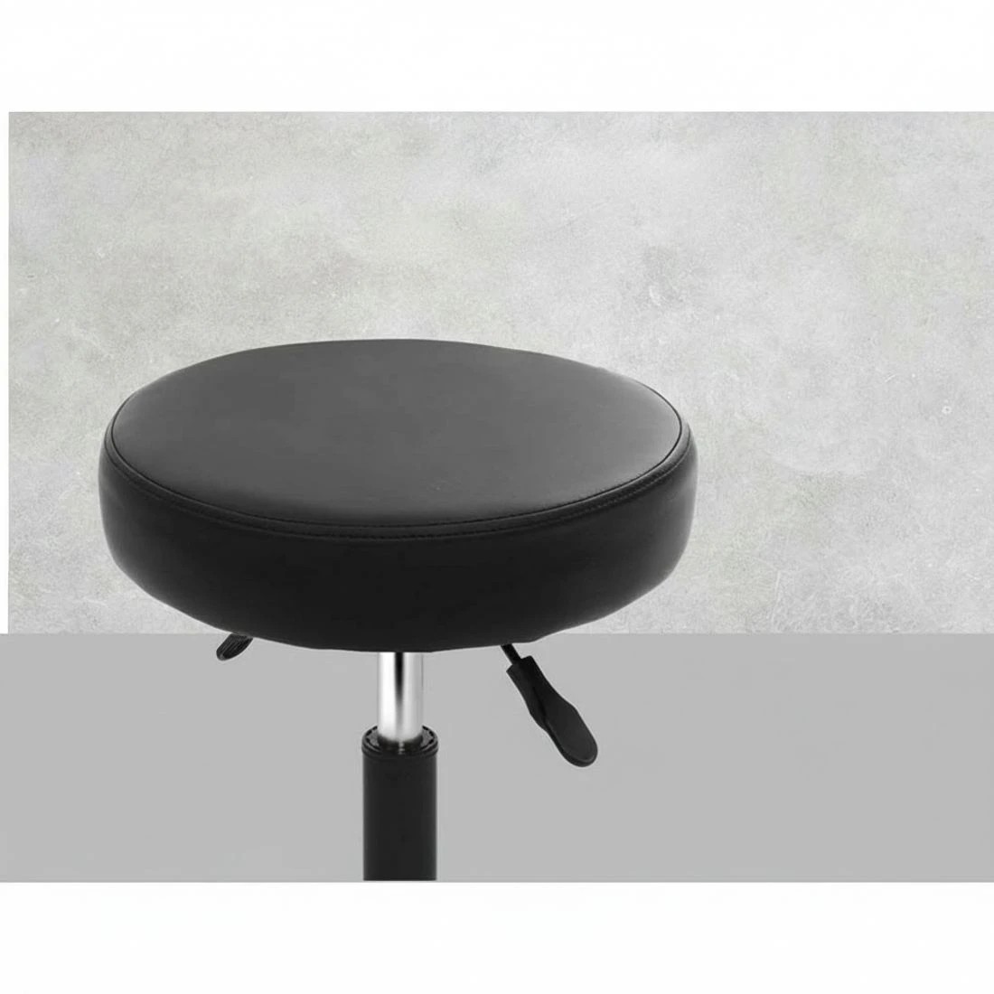 5 Artiss Salon Stool Round Swivel Chair - Black, 5 of 6