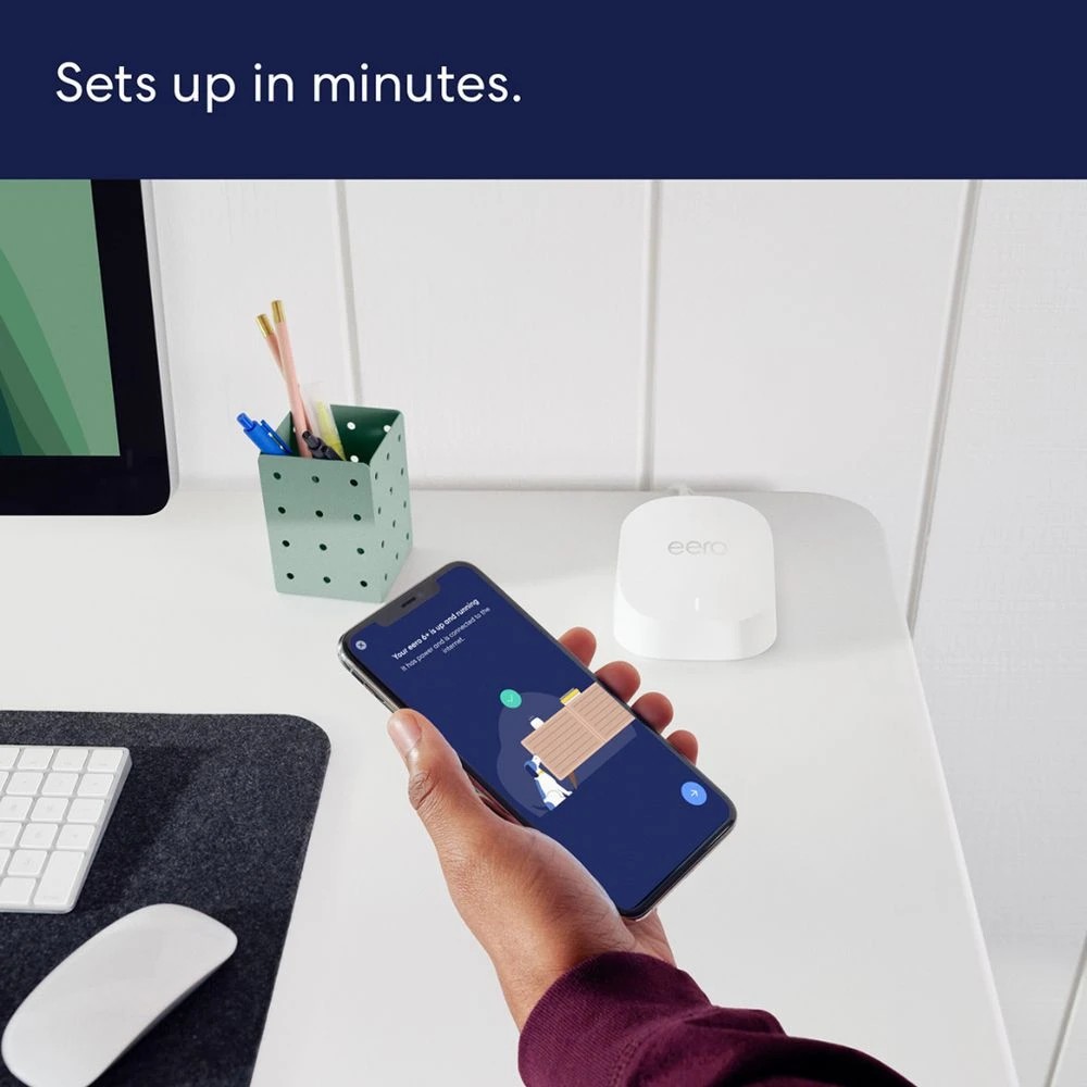 7 Amazon eero 6+ WiFi 6 Dual-band Mesh System 1 Pack, 7 of 9