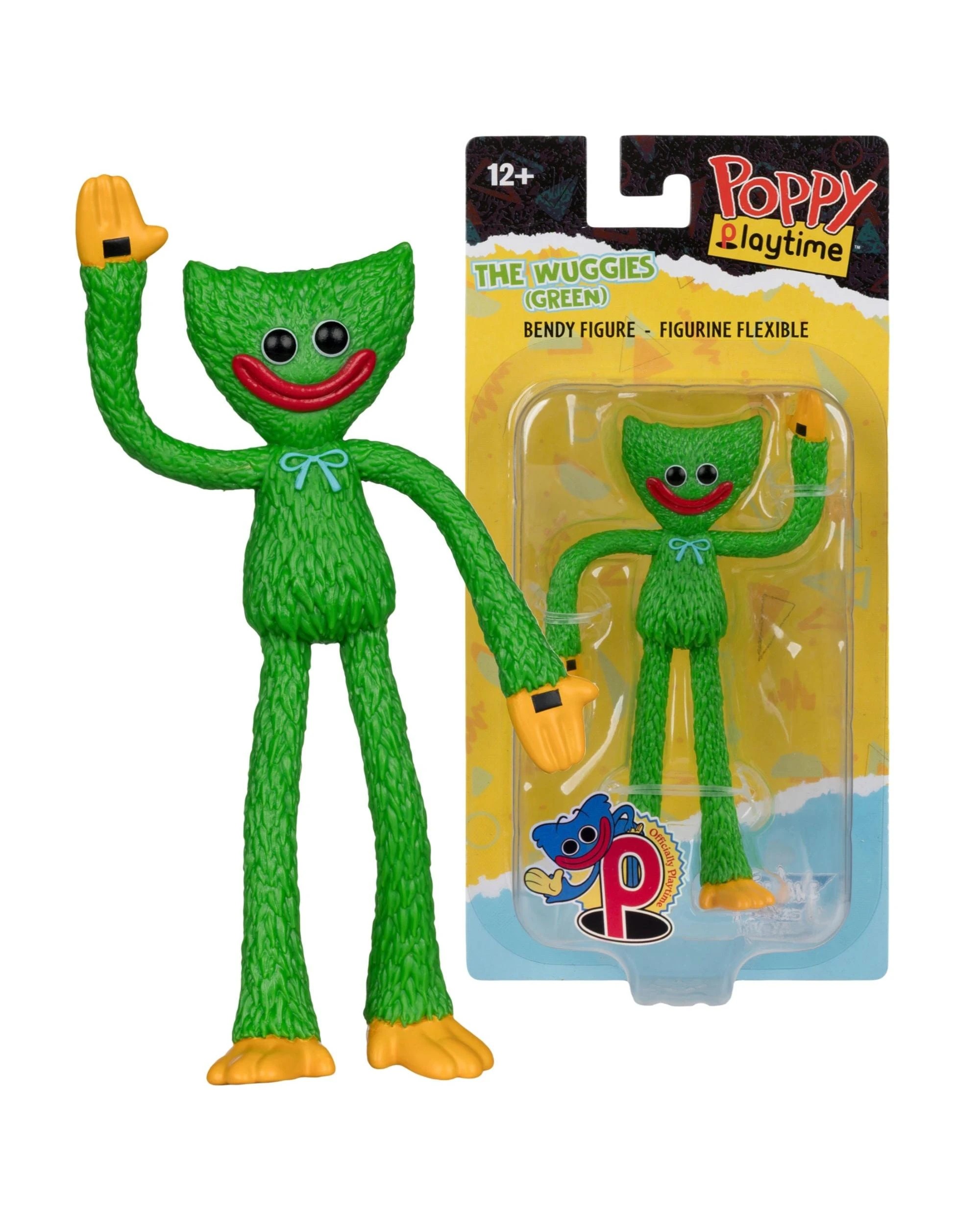 1 Poppy Playtime The Wuggies 4.5 inch Bendable Figure - Green, 1 of 7