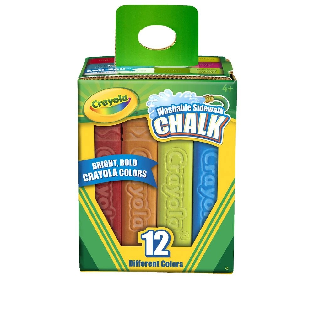 2 Crayola Washable Sidewalk Chalk 12 Pack, 2 of 2