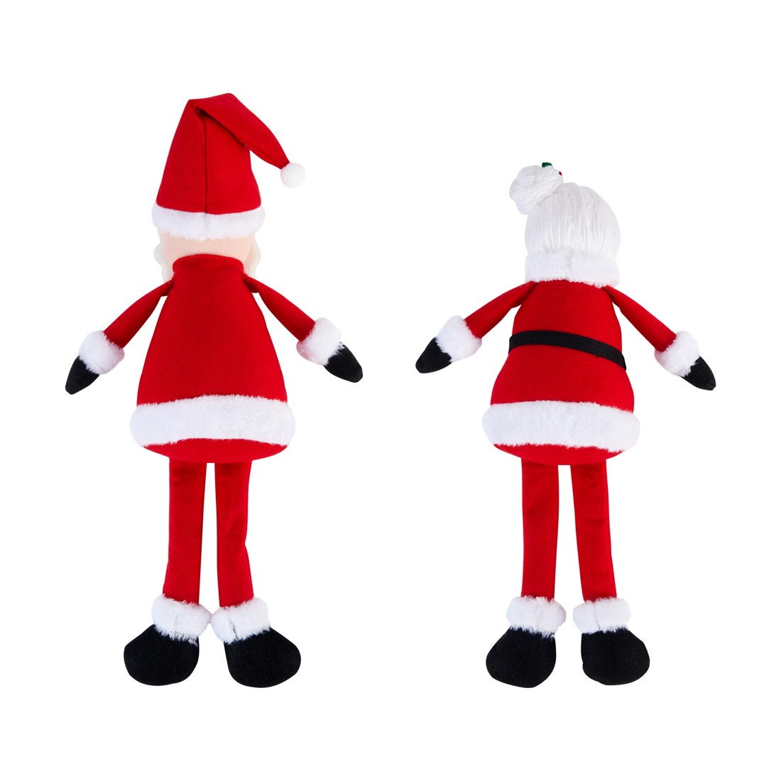 3 Sitting Santa or Mrs. Claus - Assorted, 3 of 6