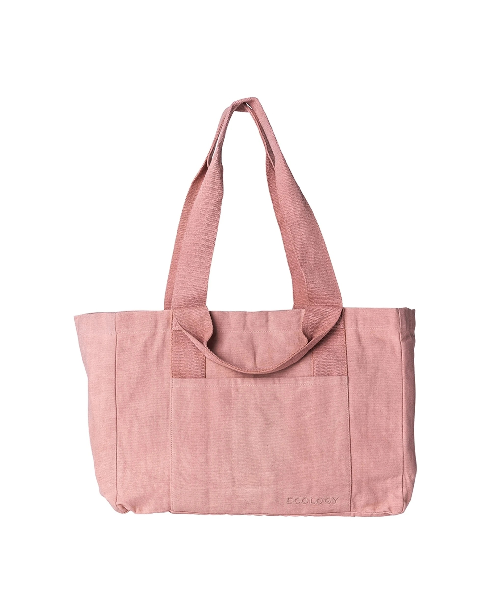 2 Ecology Voyage Cotton Versatile Tote Bag Blush Small 40cm - Pink, 2 of 4