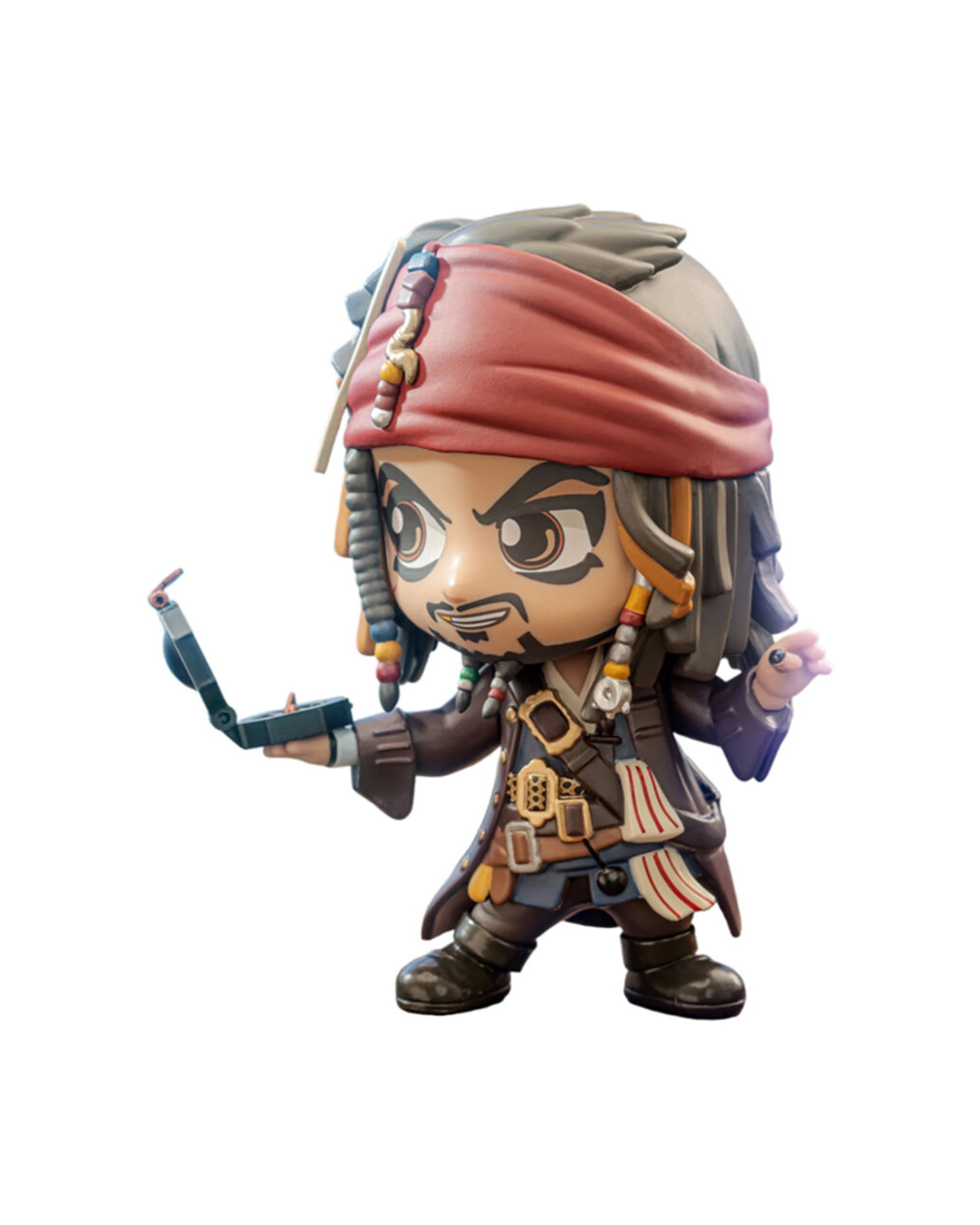 1 Pirates Of The Caribbean Captain Jack Sparrow Cosbaby Action Figure 11cm, 1 of 3