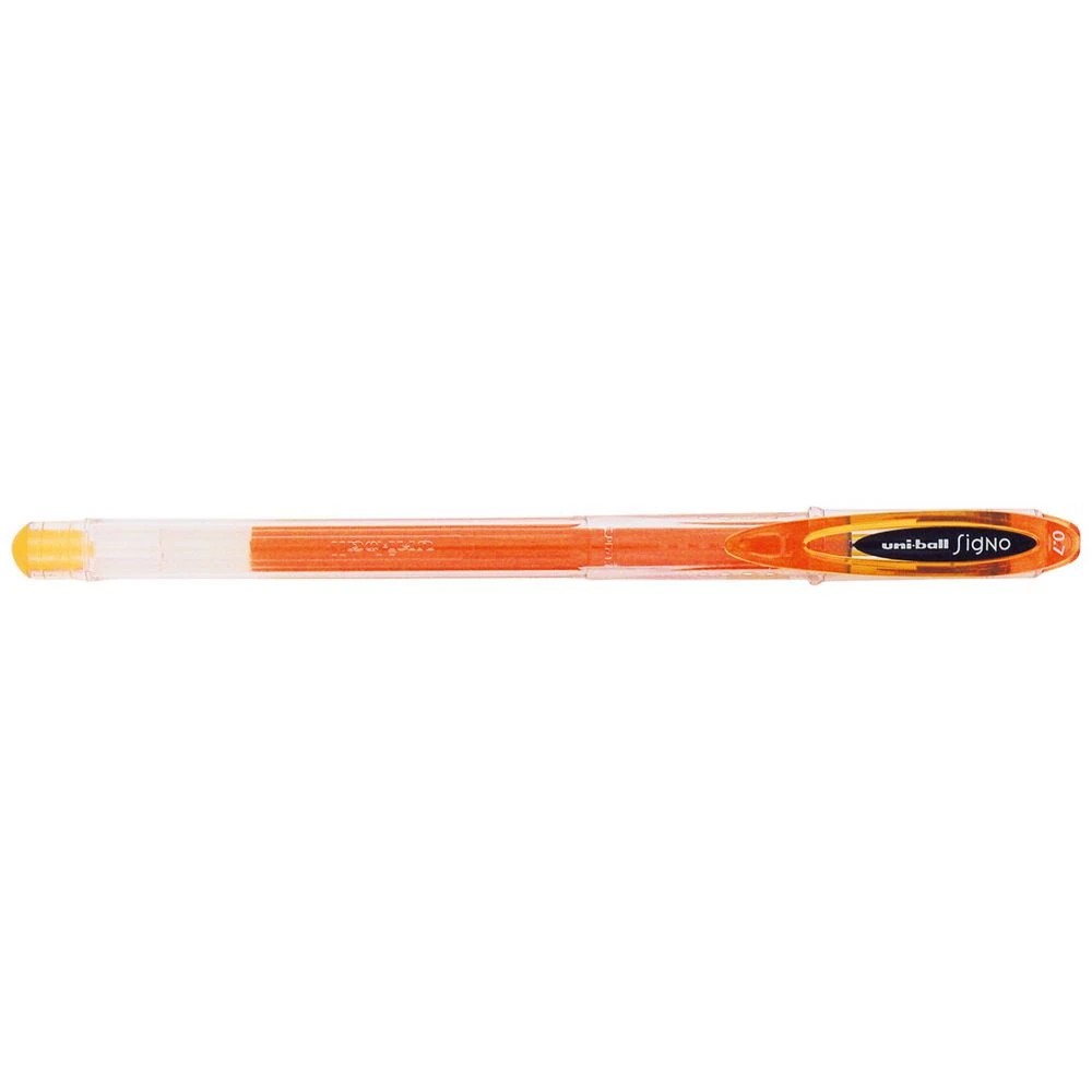 1 Uni-Ball Signo Fine Gel Pen 0.7mm Orange, 1 of 1