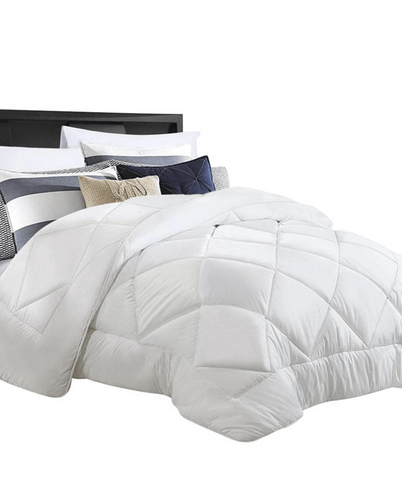 Giselle Bedding 800GSM Microfibre Bamboo Quilt - King Bed - White