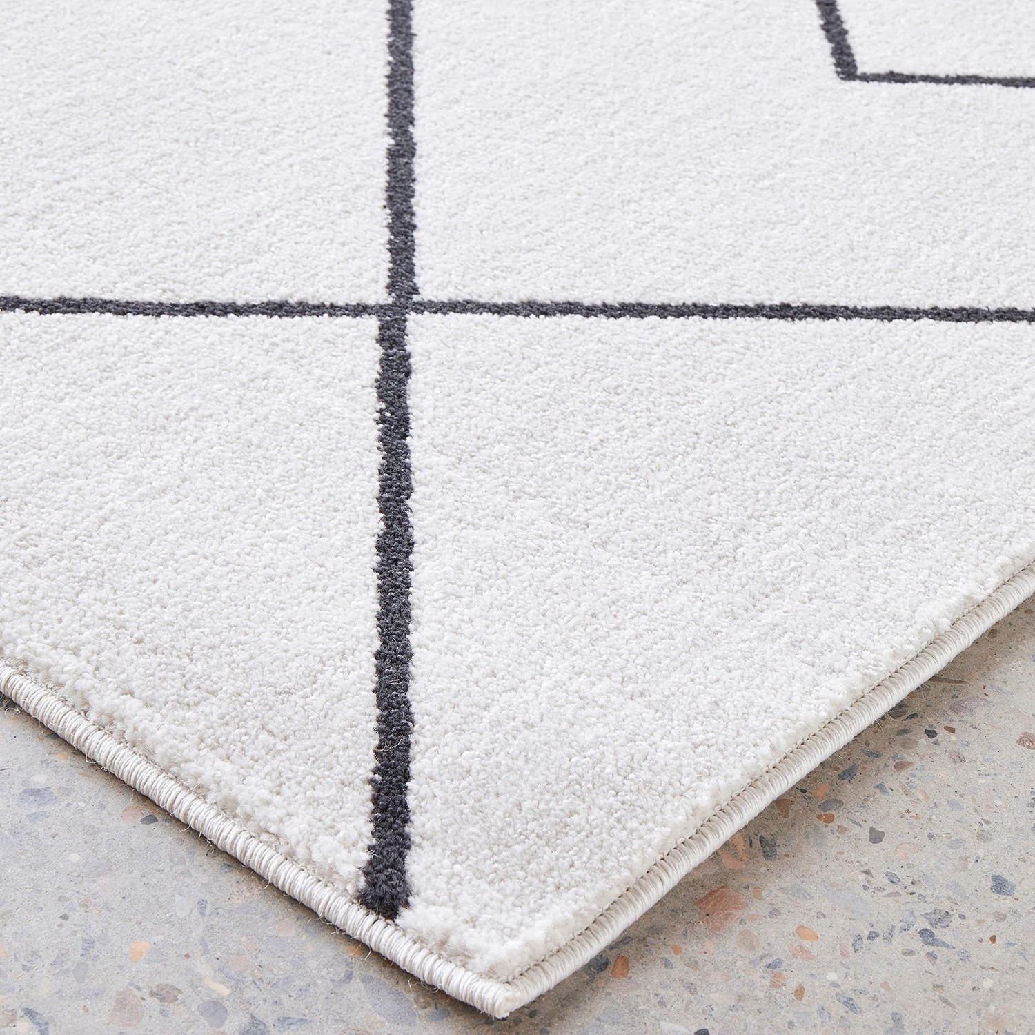 3 Common Ground Rugs Elysium Diego 330x240cm - Extra Large Pet Friendly Floor Rug - Off White - Natural, 3 of 7