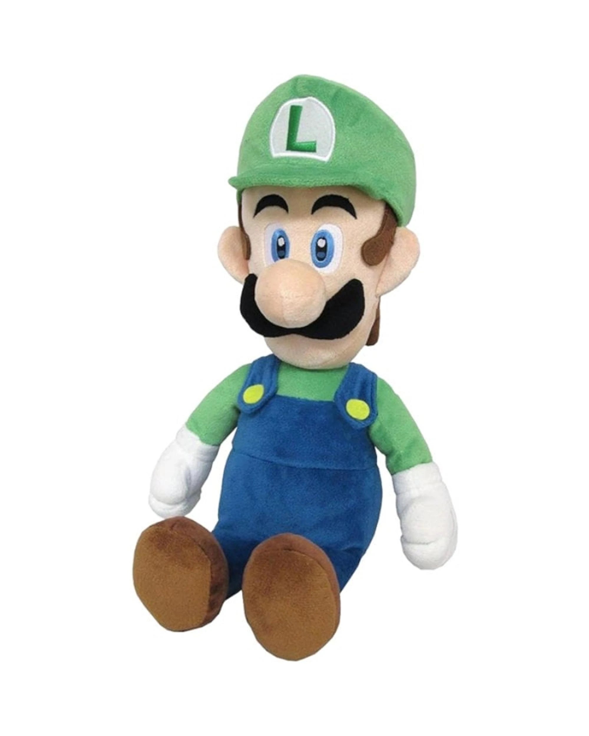 1 Super Mario All Star Collection Luigi 14 inch Plush, 1 of 2