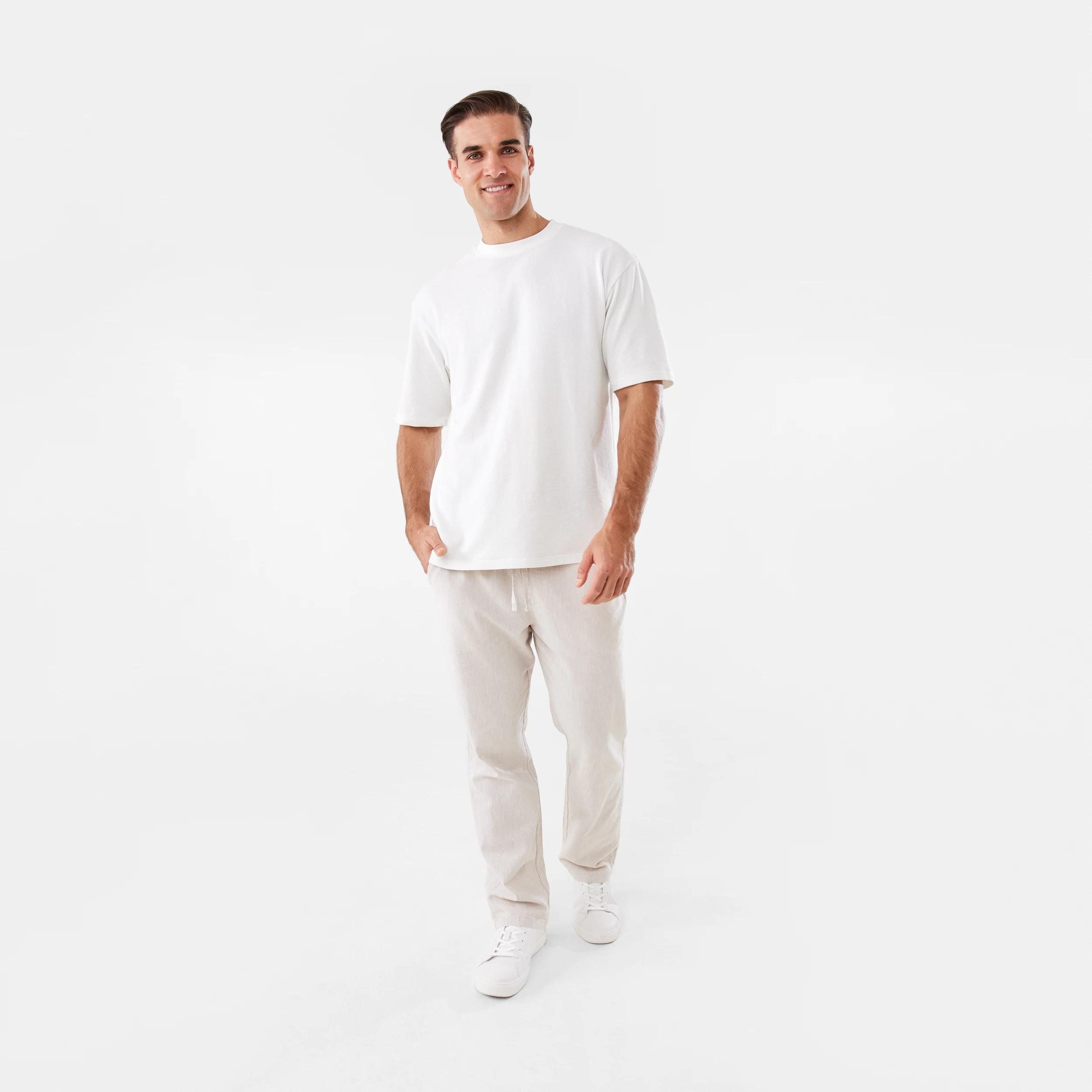 2 Oversized Textured T-shirt SNOW WHITE, 2 of 6