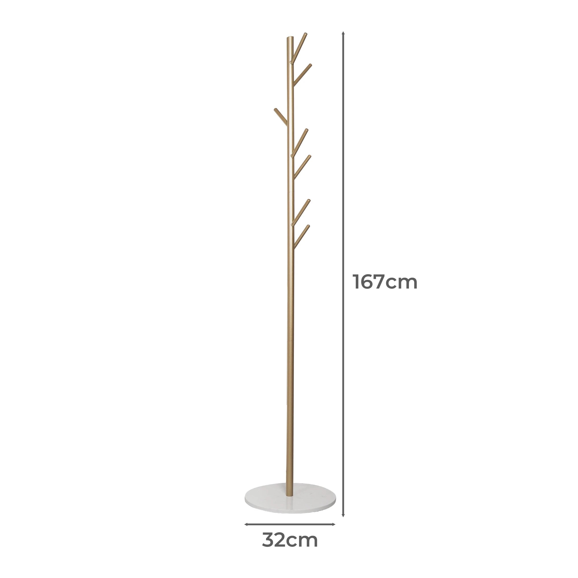 3 Levede Coat Stand Gold, 3 of 6