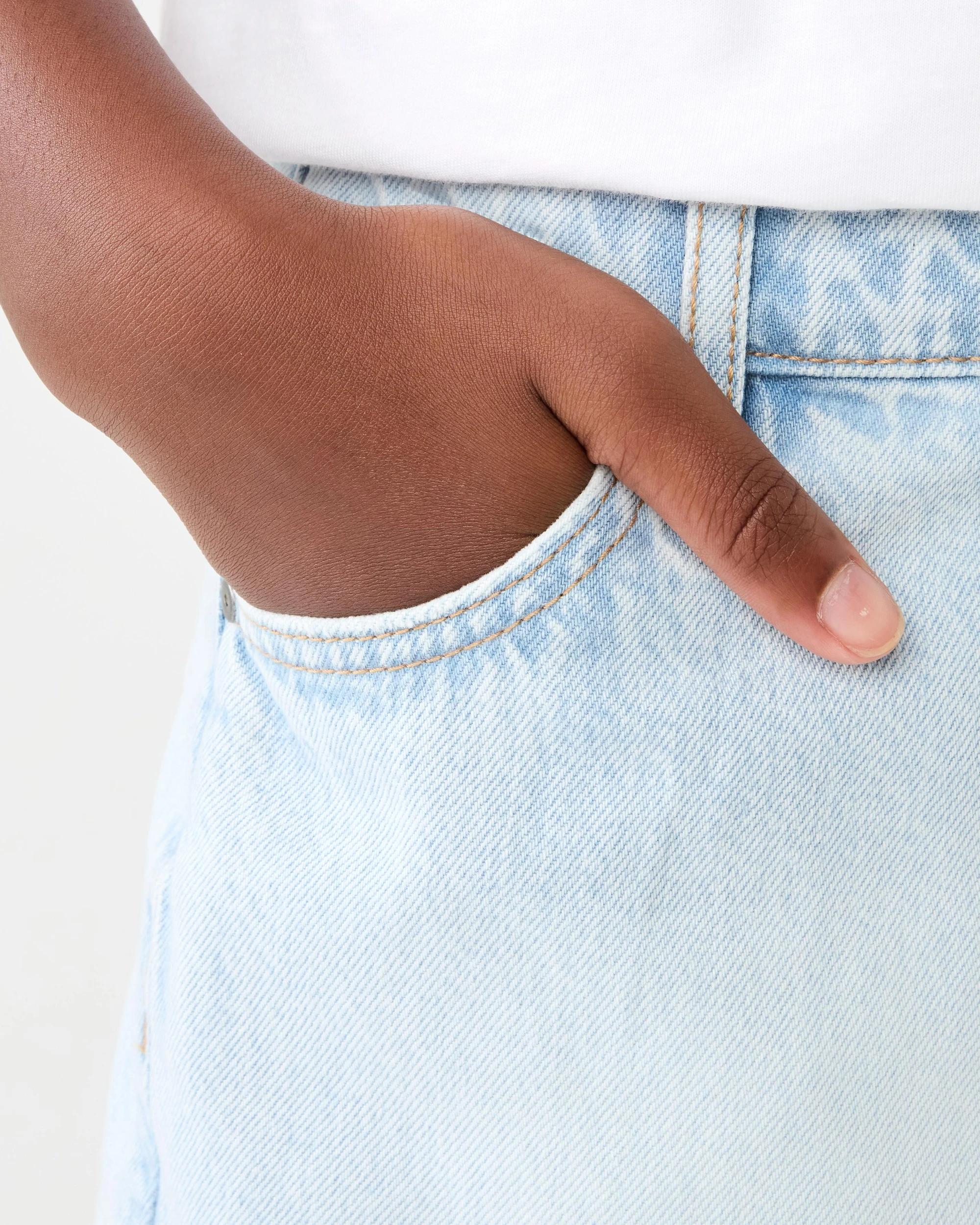 5 Denim Skort Light Wash, 5 of 9