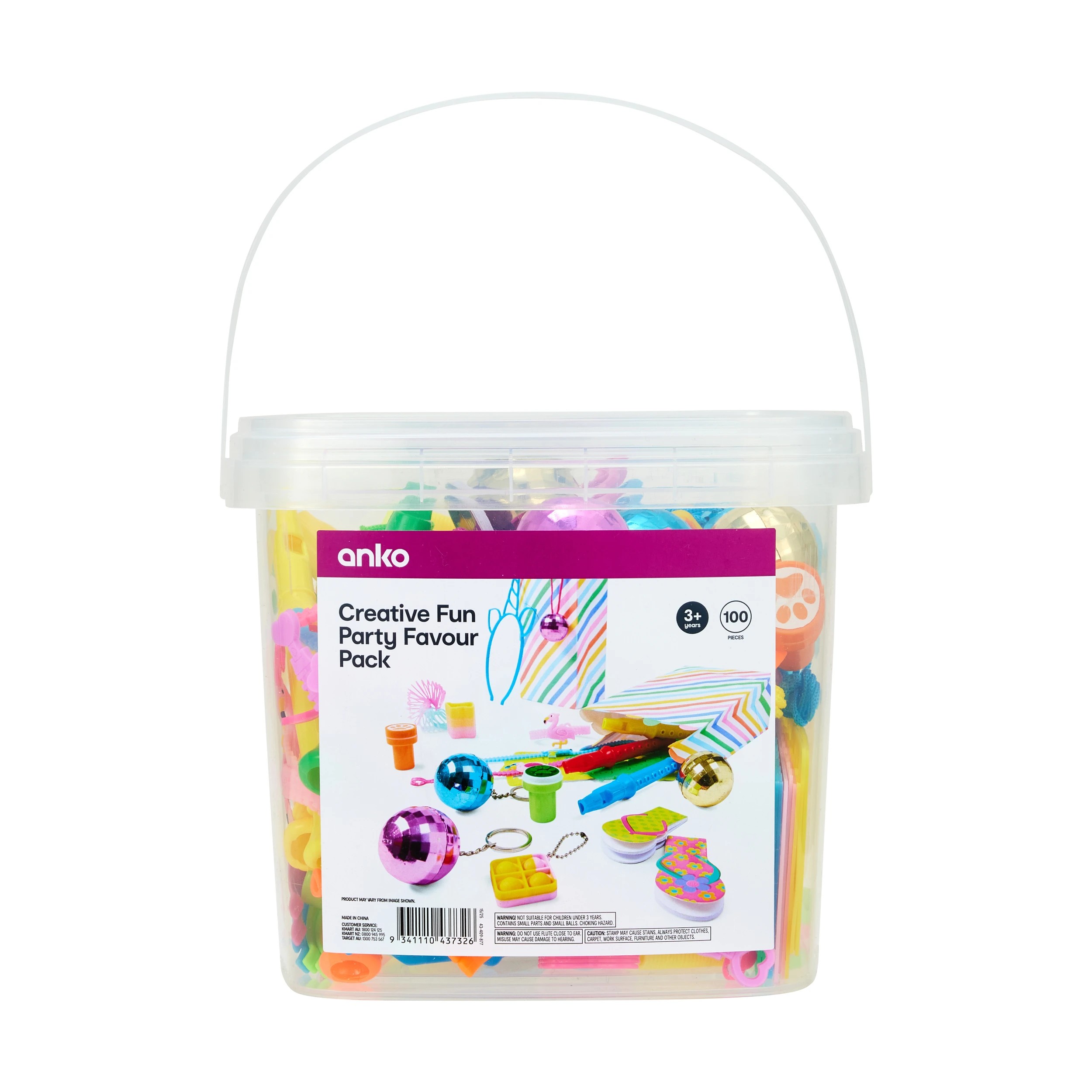 1 100 Piece Creative Fun Party Favour Pack, 1 of 10