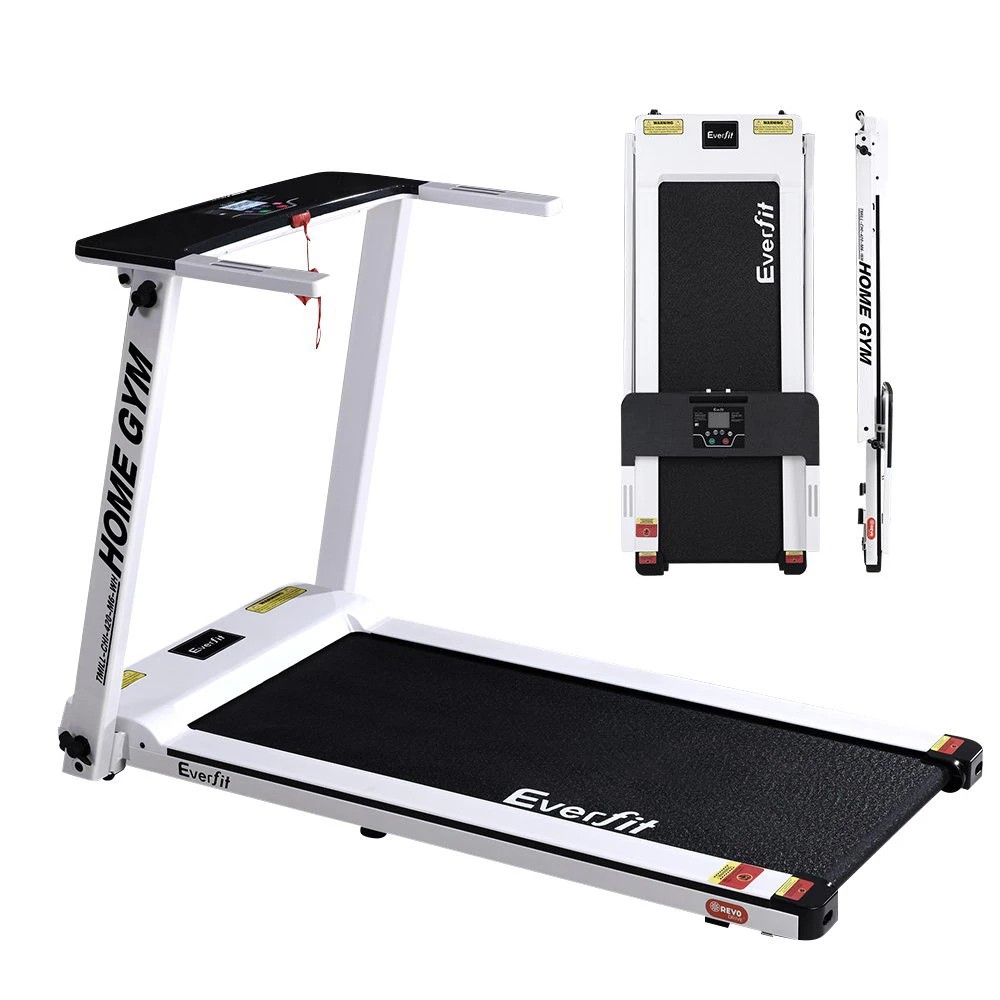 1 Everfit Treadmill Electric Home Gym Fitness Exercise Fully Foldable 420mm - White, 1 of 7