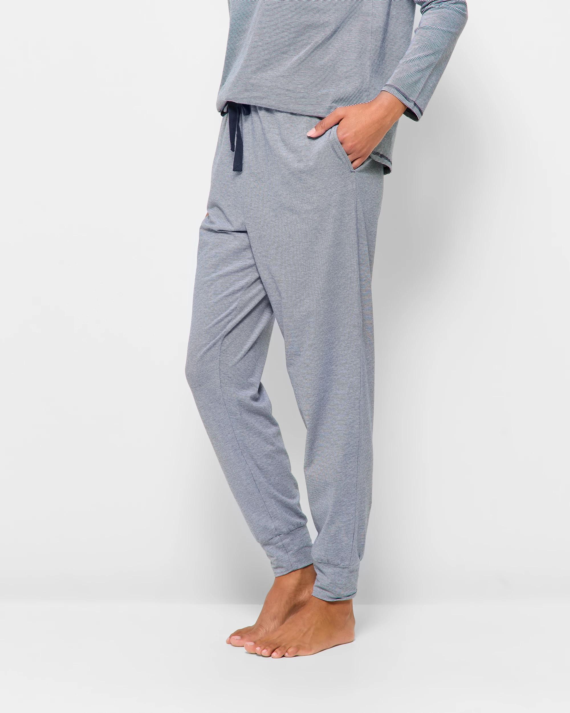 3 Target Australian Cotton Jogger Sleep Pants NAVY STRIPE, 3 of 5