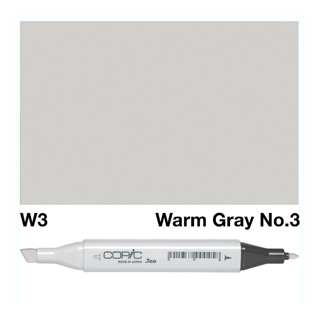 3 Copic Classic Original Dual Nib Marker W3 Warm Gray No.3, 3 of 3
