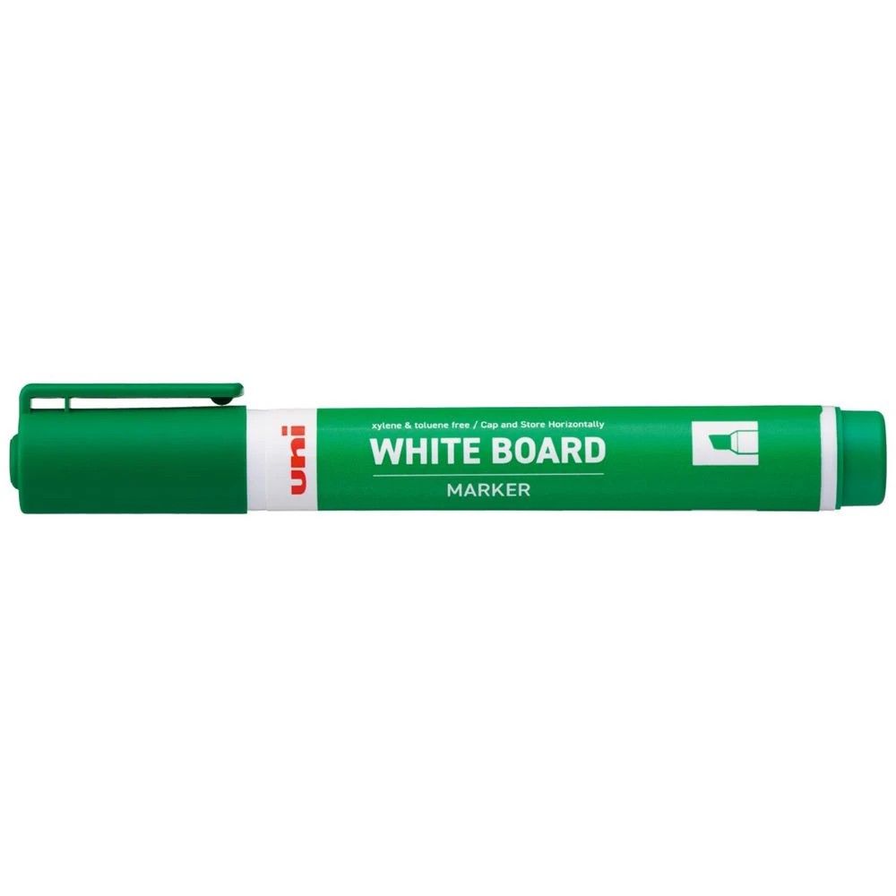 1 Uni-ball Whiteboard Marker Chisel Tip 2.2mm Green, 1 of 2