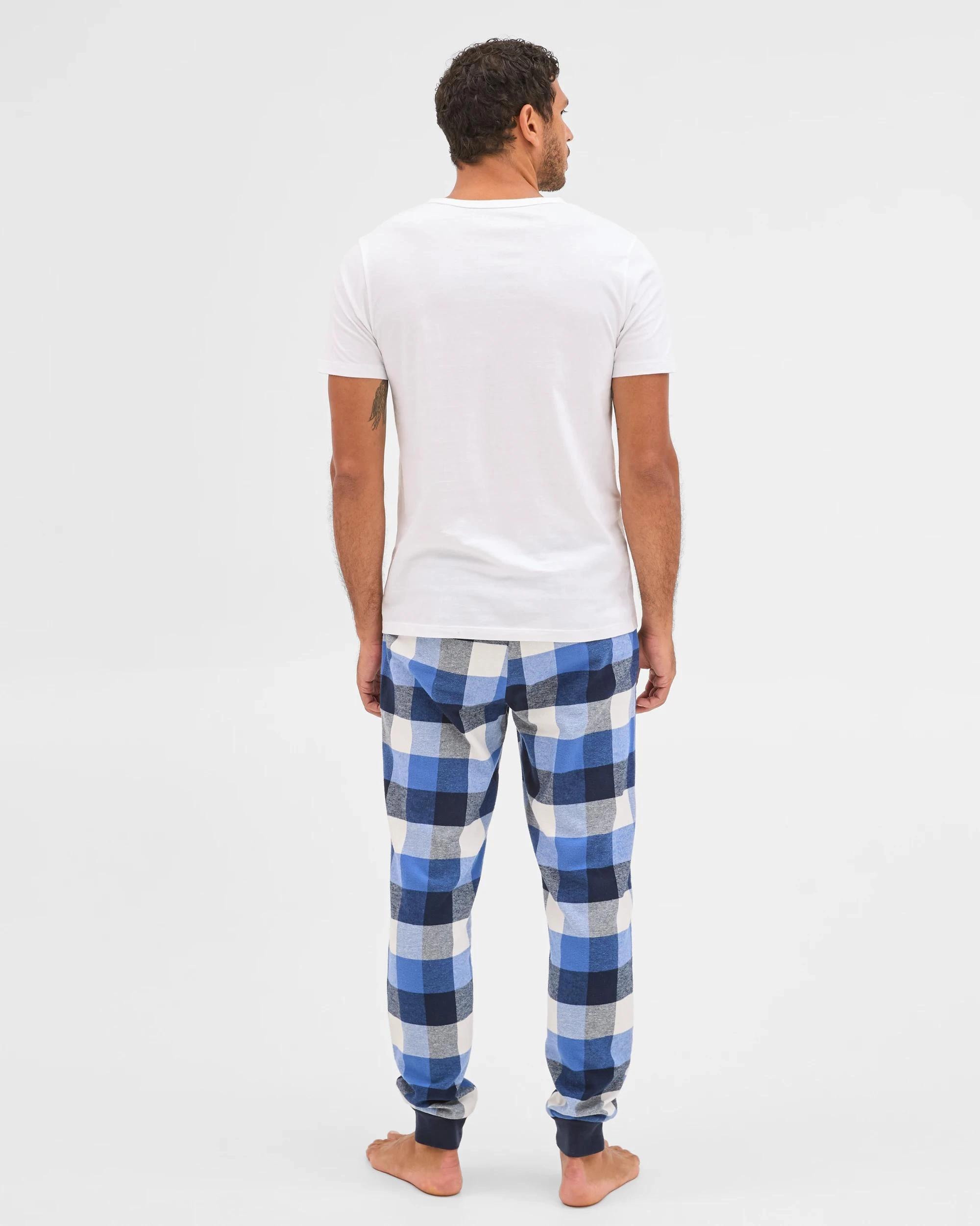 5 Target Man  Flannelette Jogger Sleep Pyjama Pants BLUE BUFFALO, 5 of 5