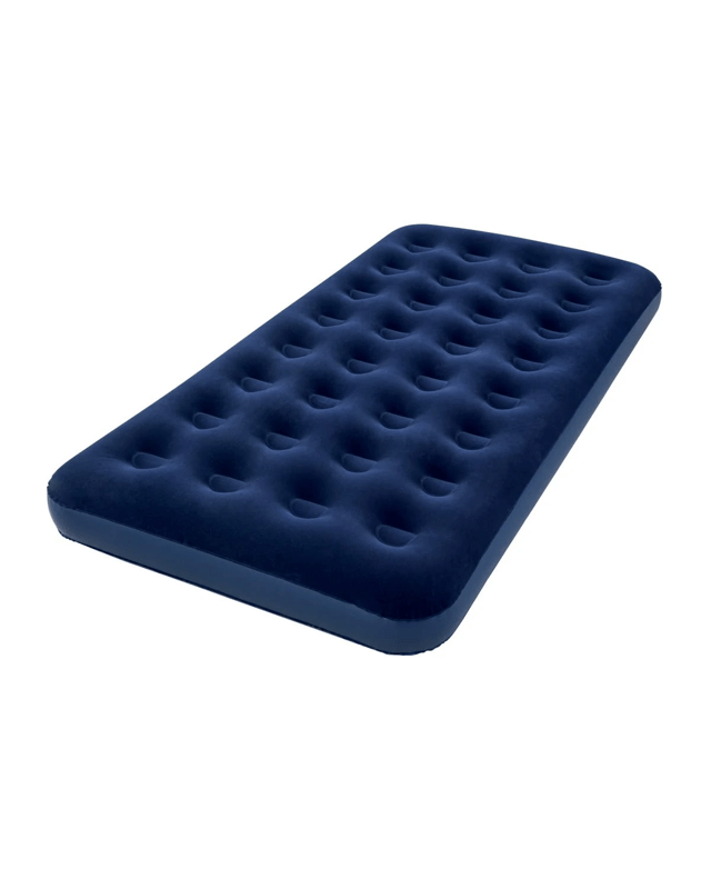 Flocked Air Mattress - Navy, Single