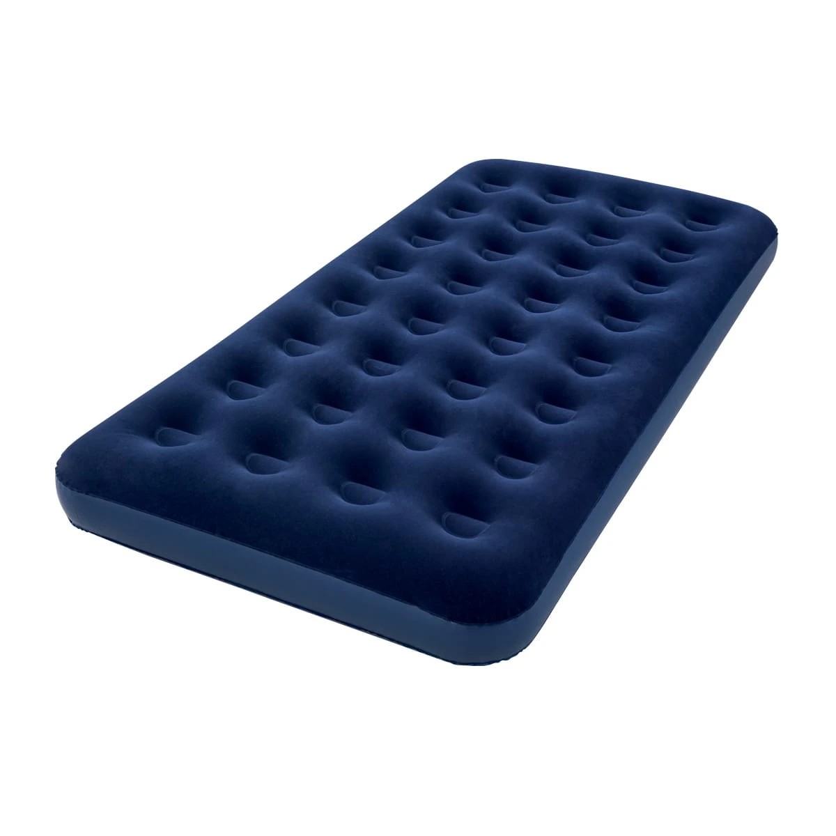 1 Flocked Air Mattress - Navy, Single Bed, 1 of 2