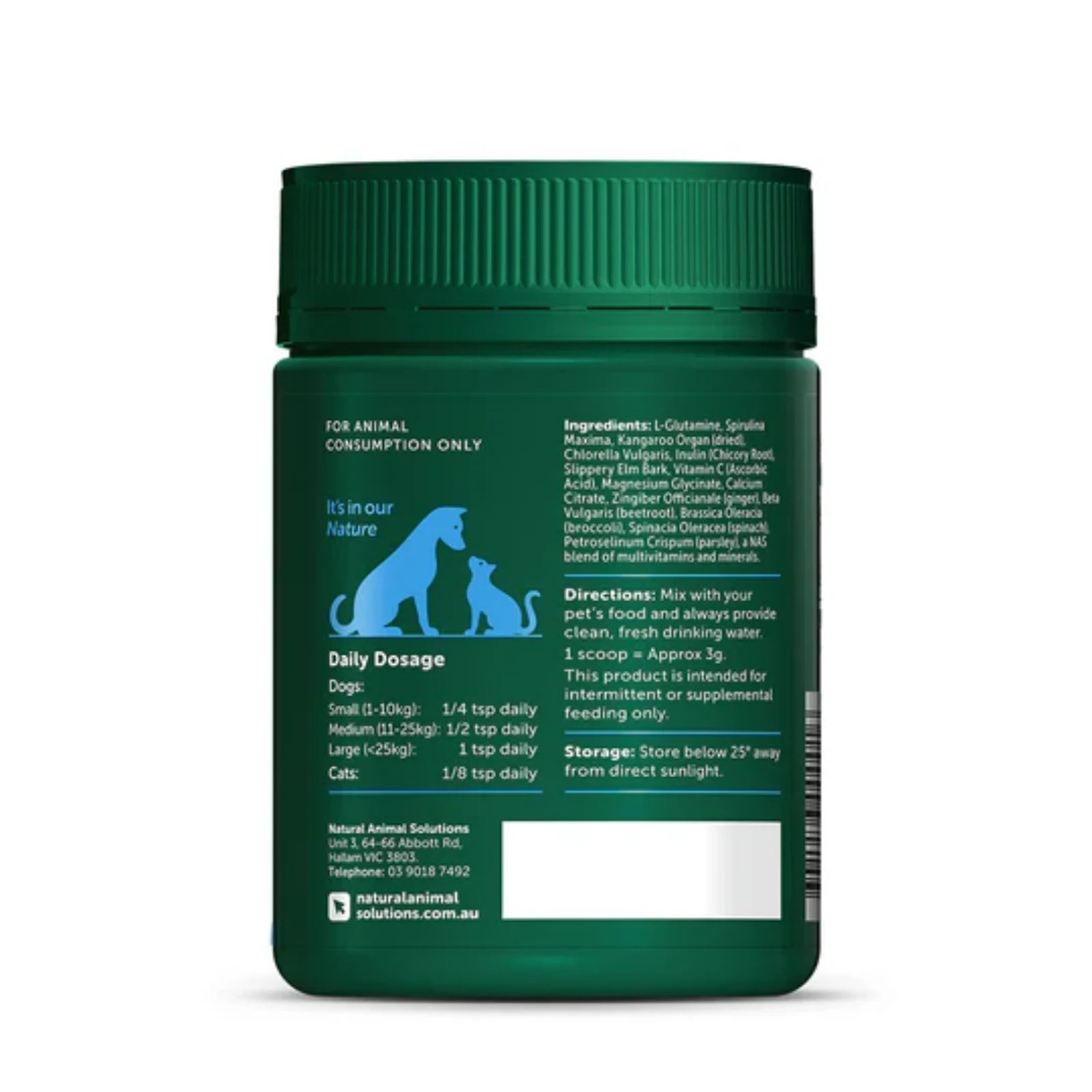 2 Natural Animal Solutions Digestavite Plus For Dogs And Cats 100g, 2 of 2